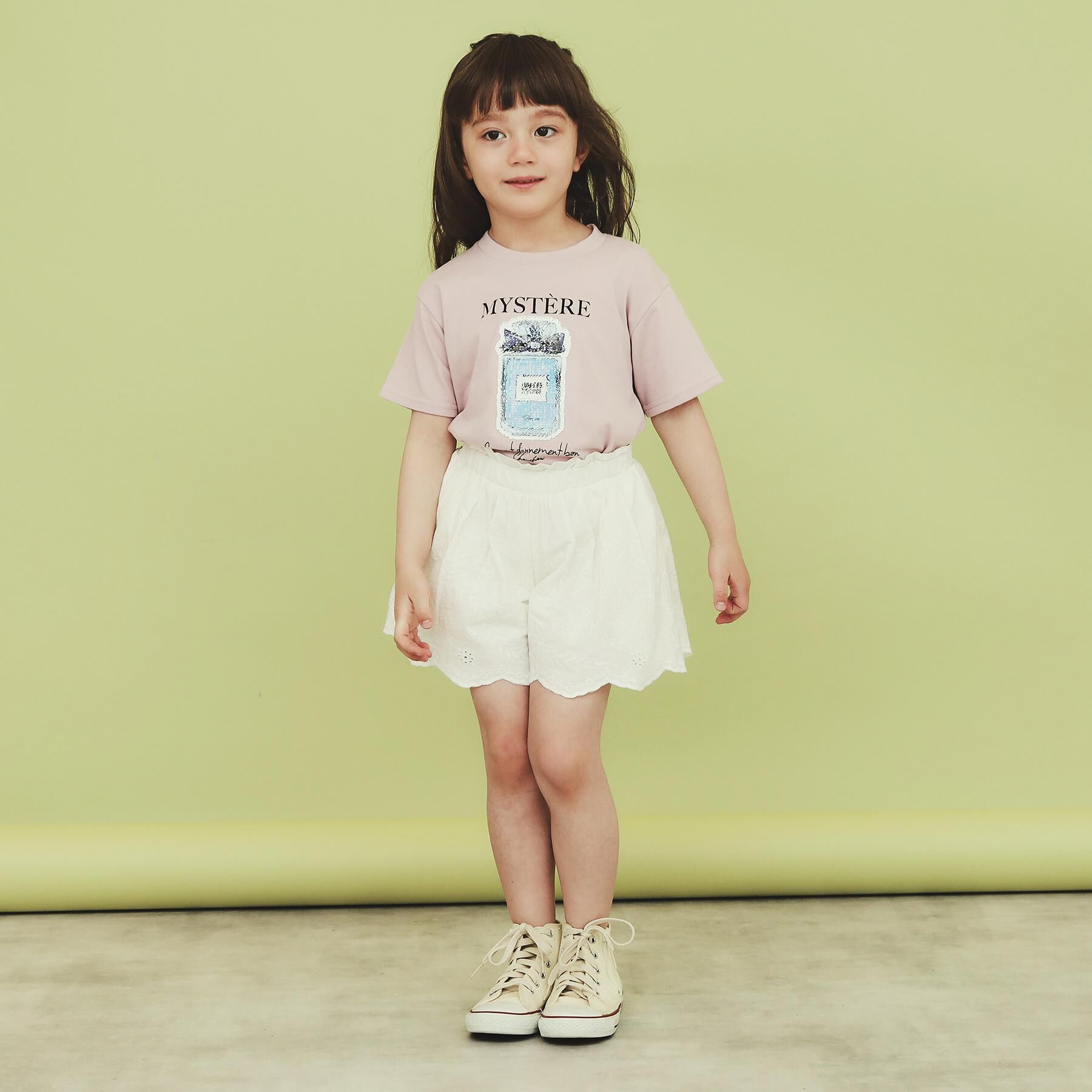 THE SHOP TK「【120-150】スカラップレースキュロットパンツ」|キュロット|