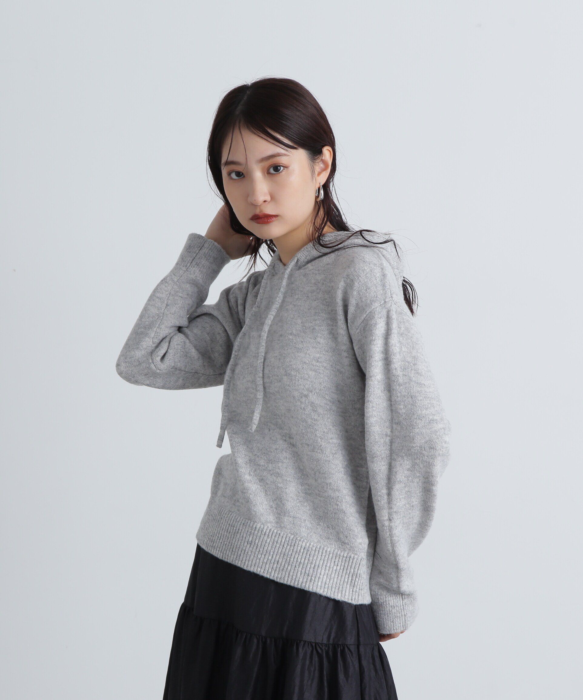  「ニットパーカー」|ニット・セーター|