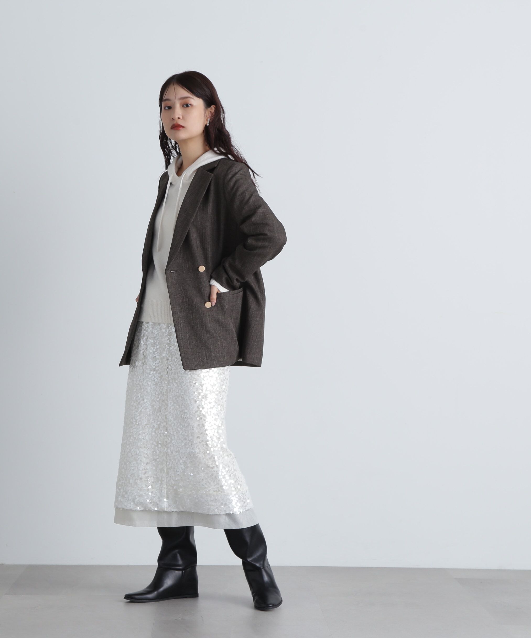  「ニットパーカー」|ニット・セーター|