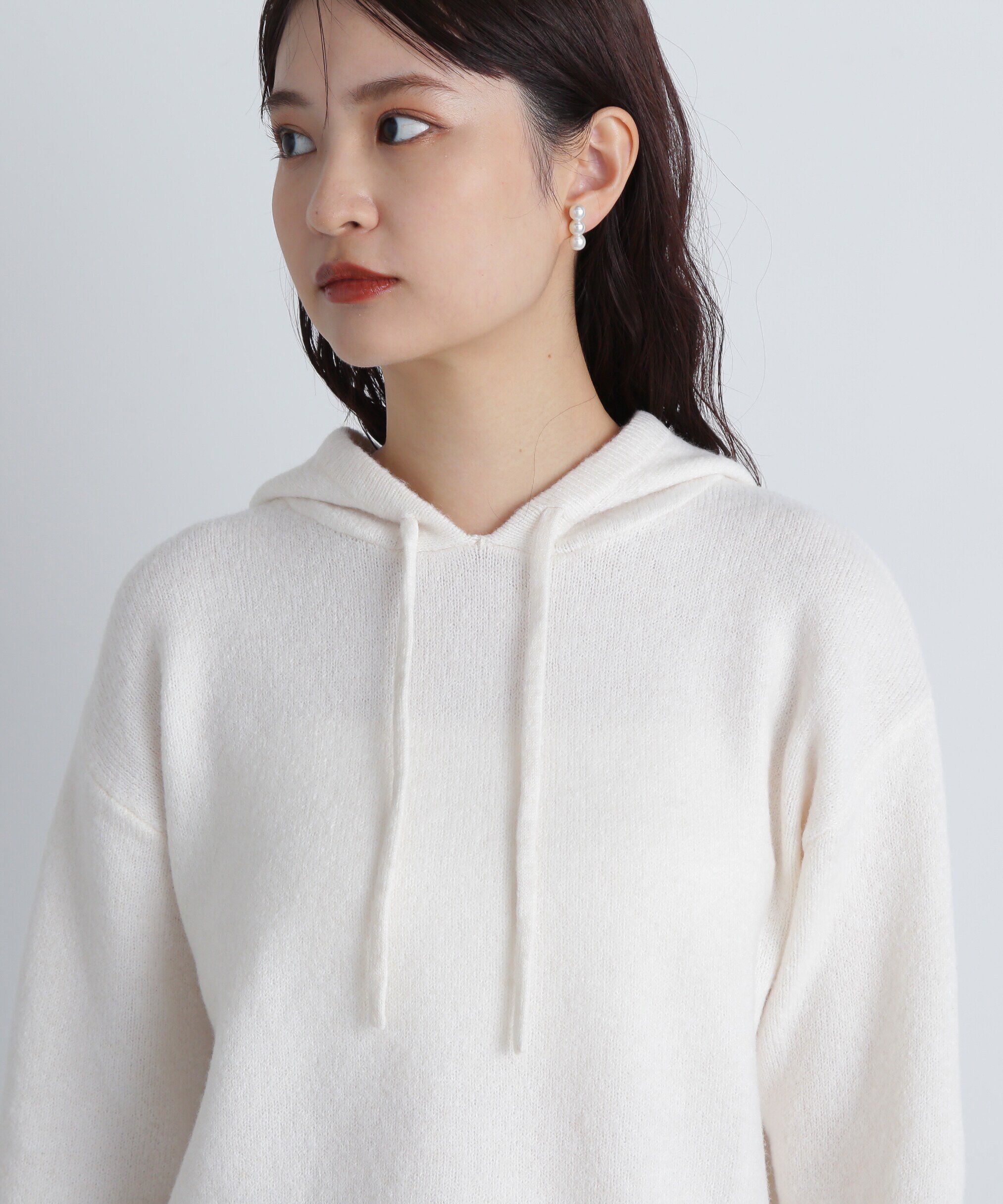  「ニットパーカー」|ニット・セーター|