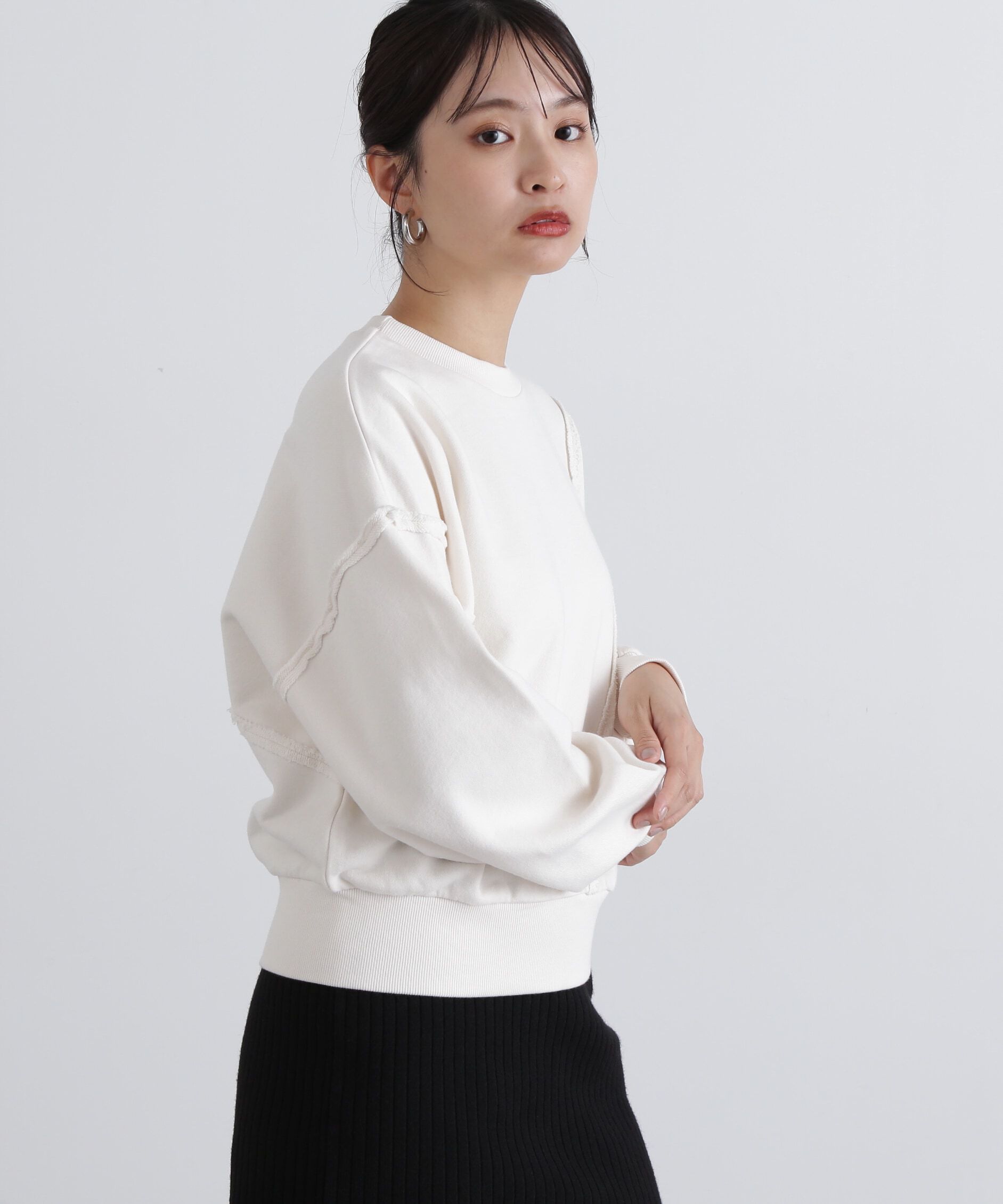  「パネルデザインスウェット」|Tシャツ・カットソー|