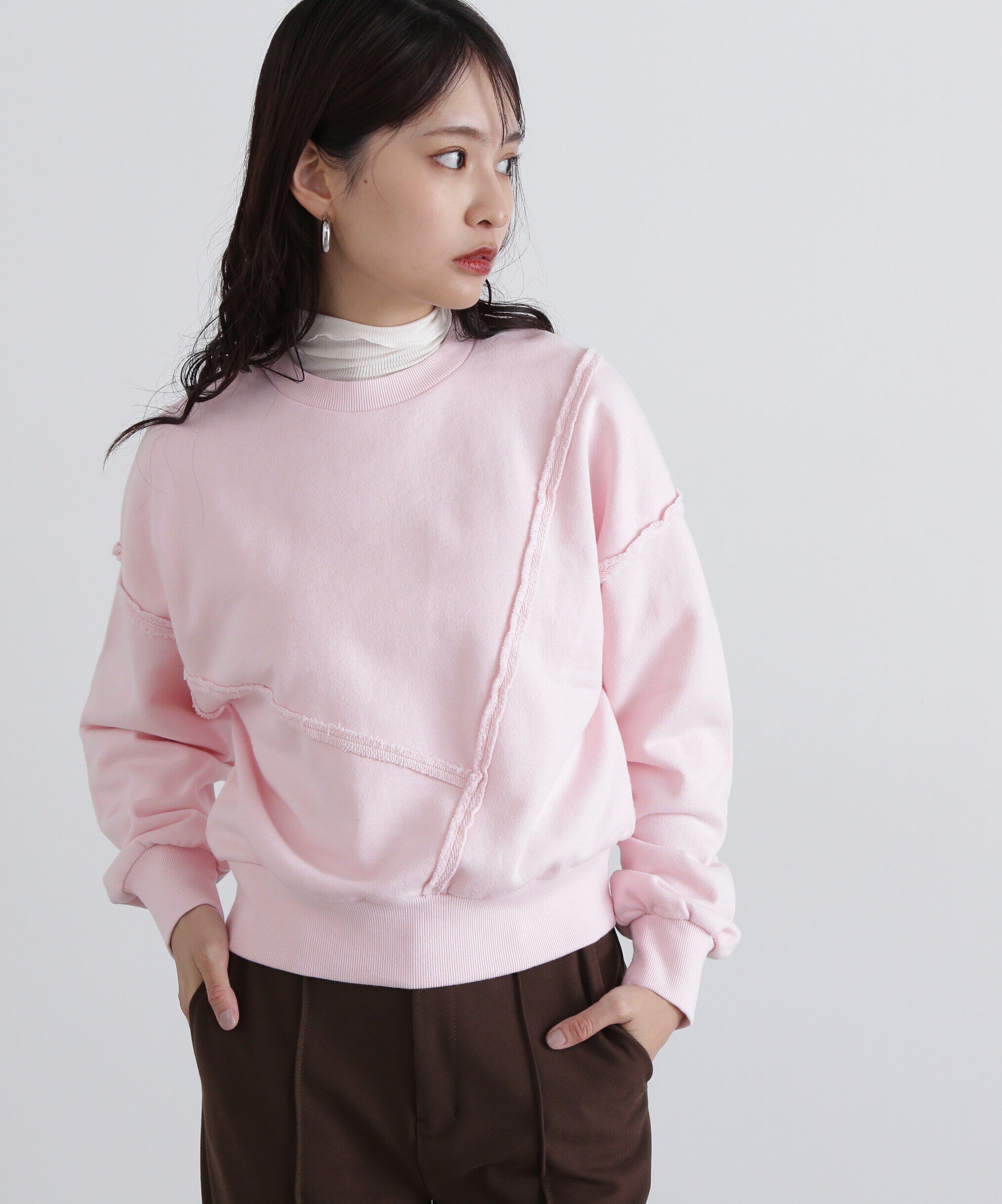  「パネルデザインスウェット」|Tシャツ・カットソー|