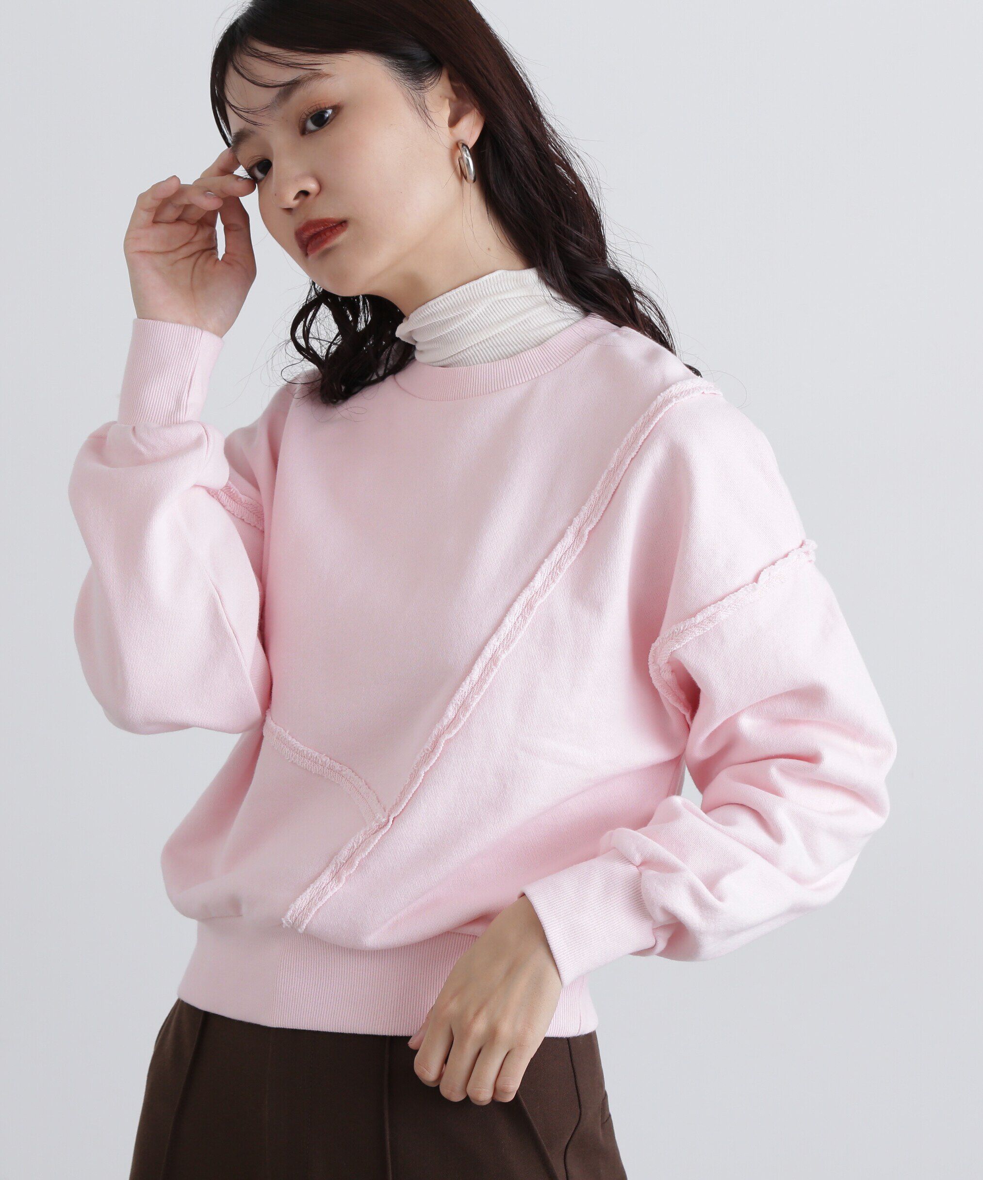  「パネルデザインスウェット」|Tシャツ・カットソー|