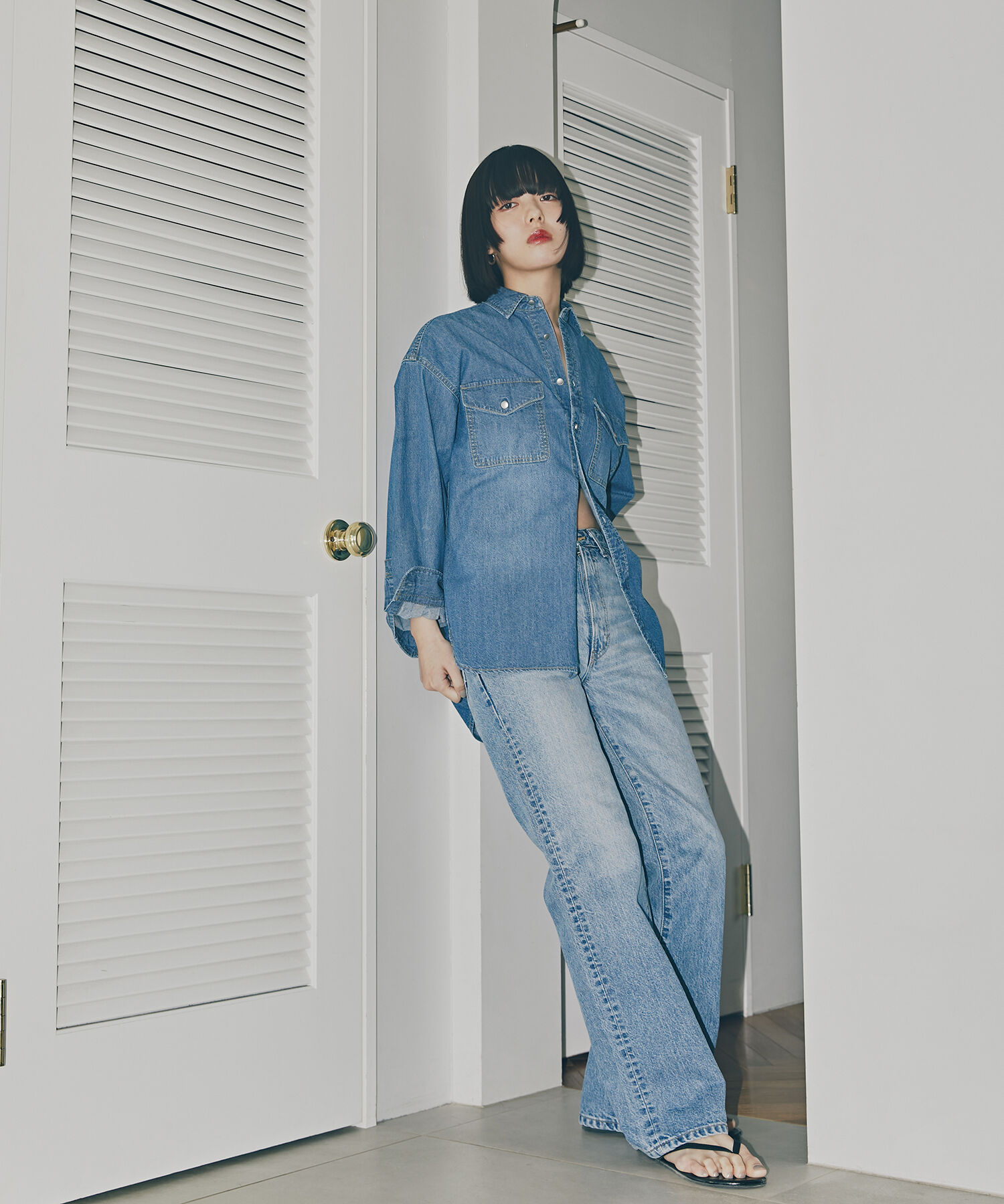  「ヴィンテージフレアデニムパンツ」|その他|