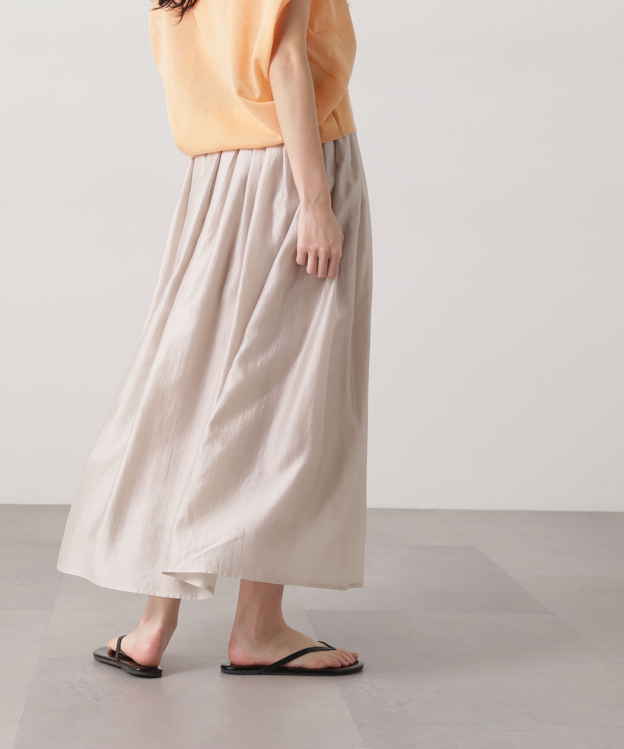  「シアーローンタックフレアスカート」|スカート|