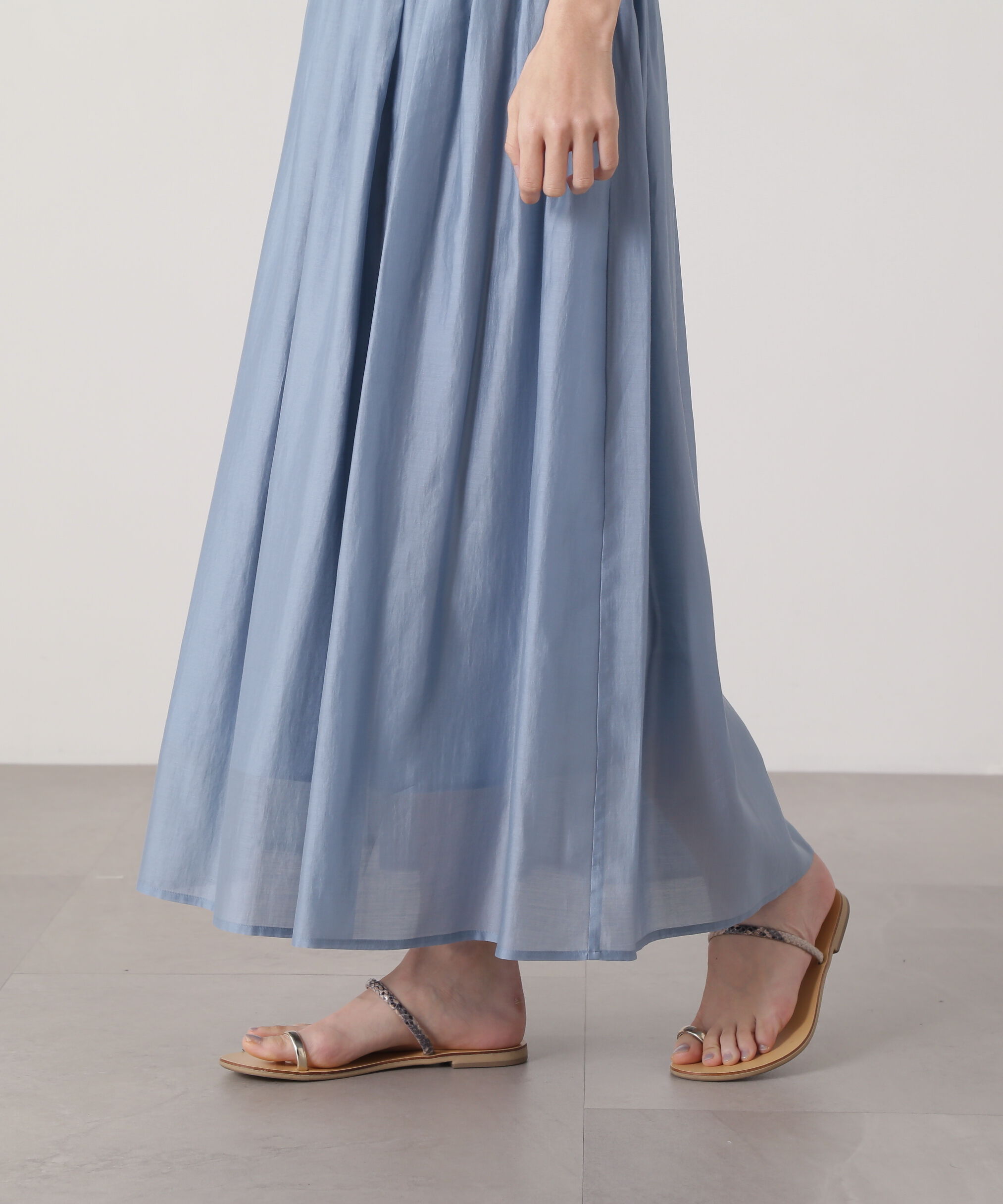  「シアーローンタックフレアスカート」|スカート|