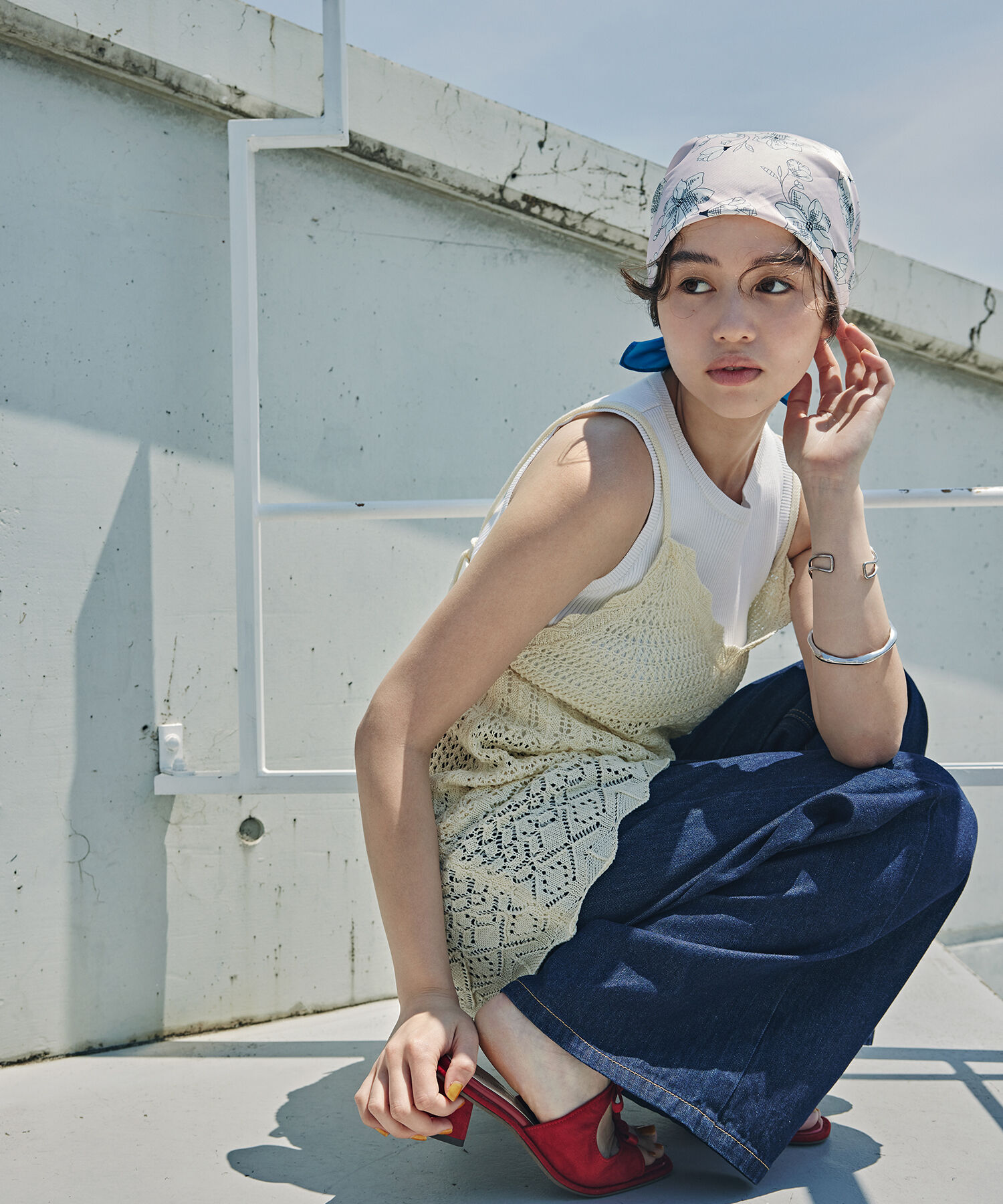  「ライトオンスワイドデニムパンツ」|その他|