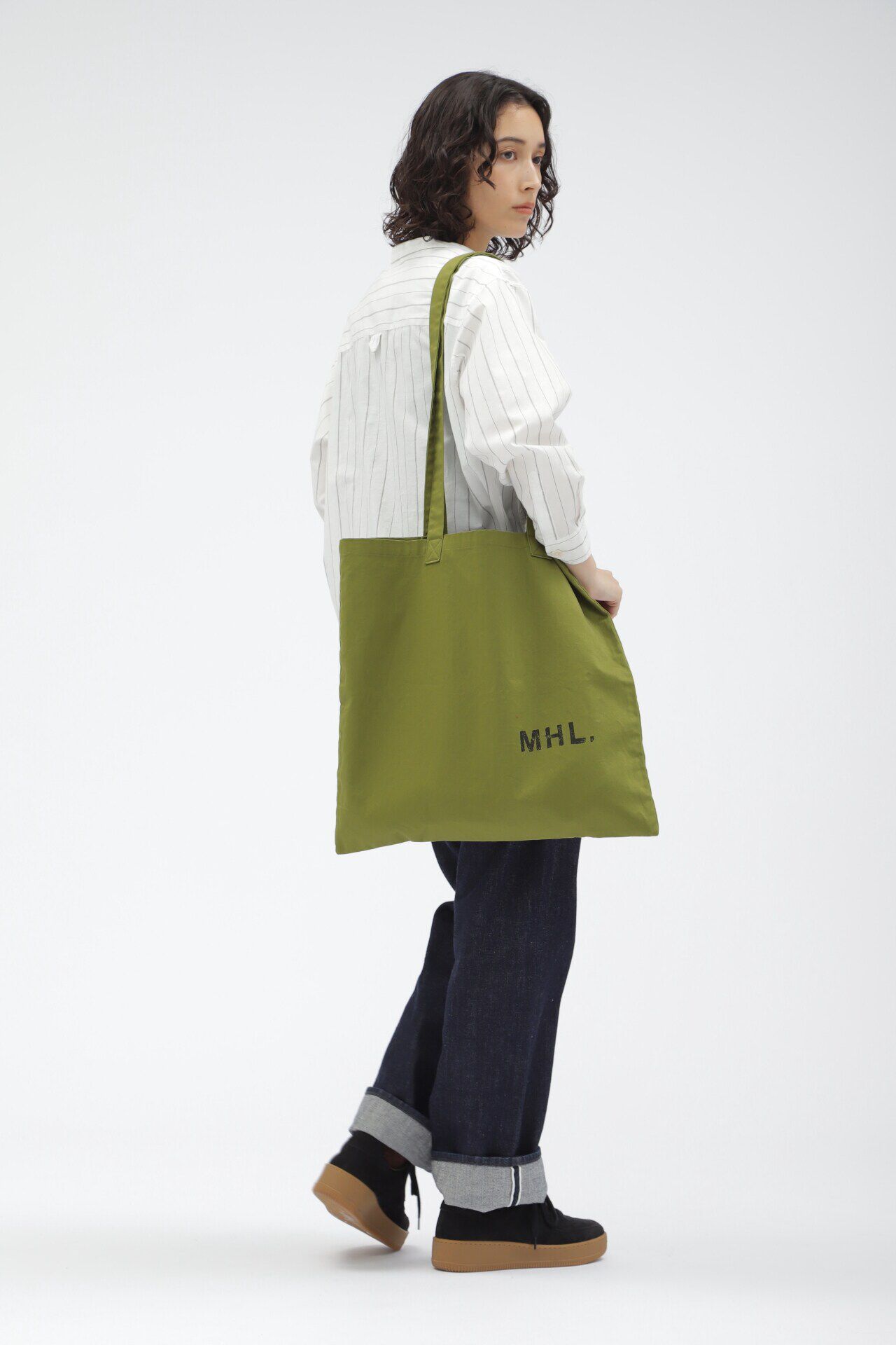 MHL.「GRAPHIC COTTON STRIPE」|シャツ・ブラウス|