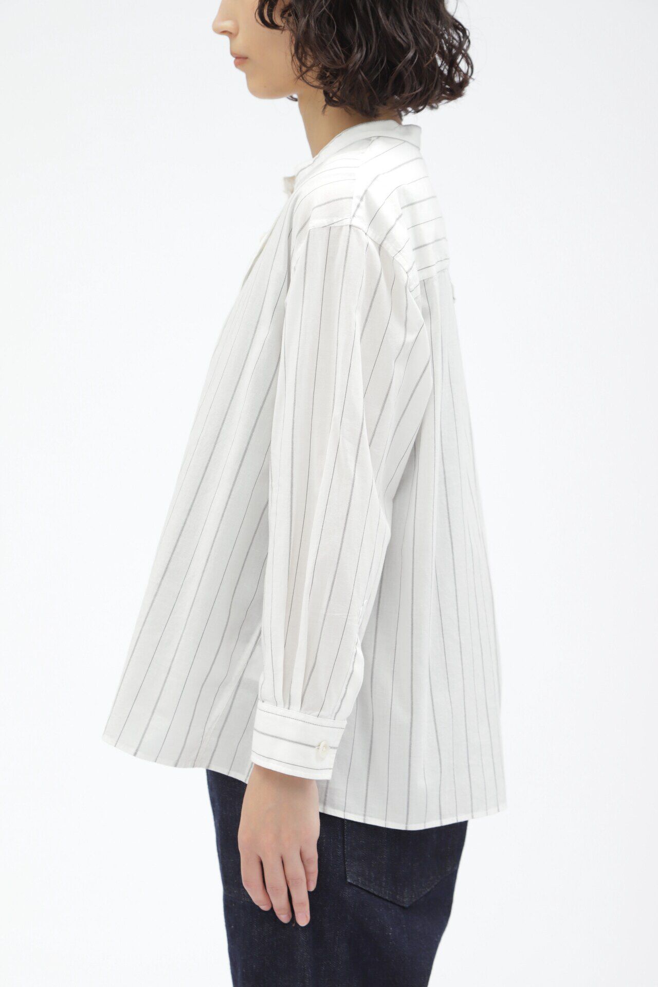 MHL.「GRAPHIC COTTON STRIPE」|シャツ・ブラウス|