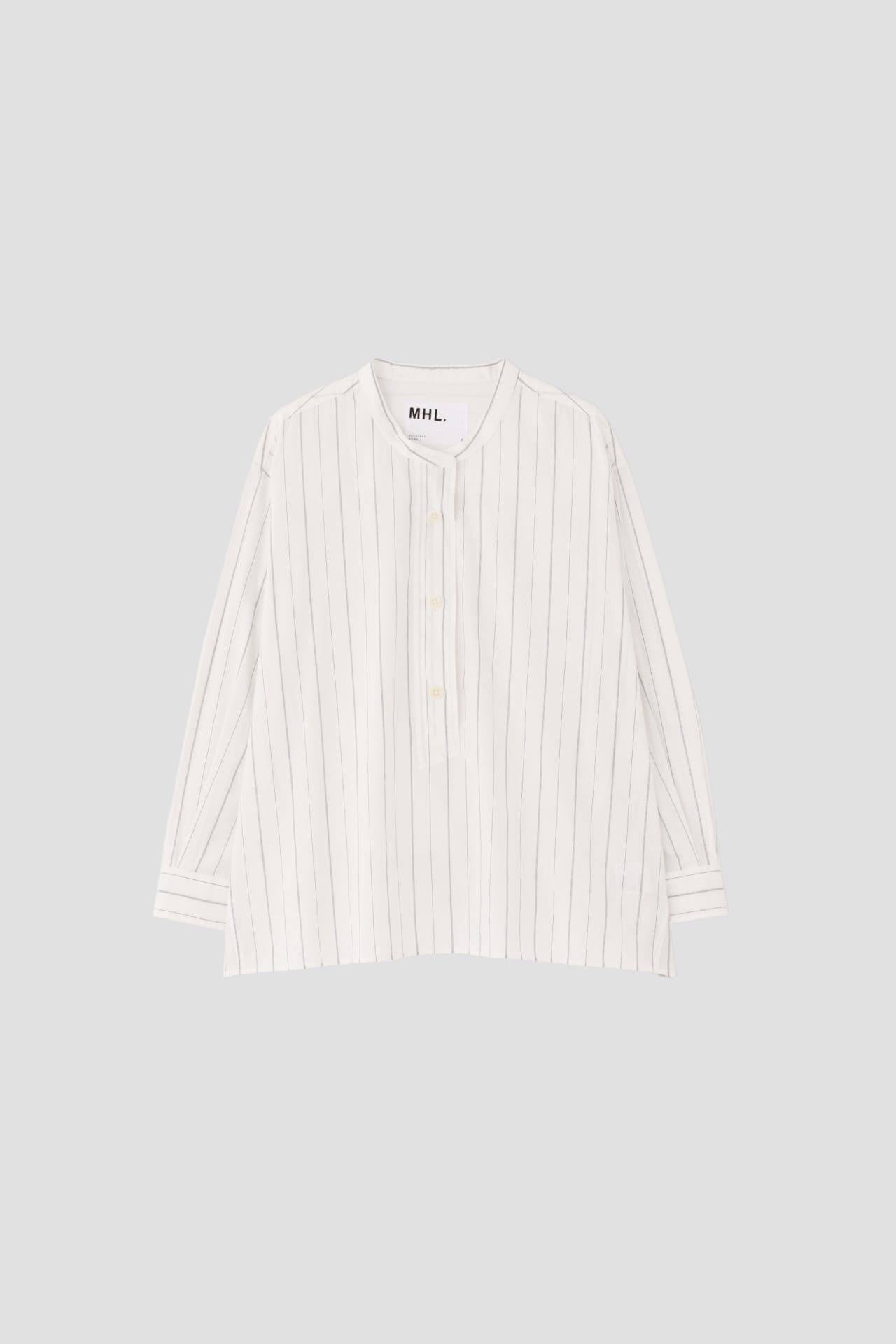 MHL.「GRAPHIC COTTON STRIPE」|シャツ・ブラウス|