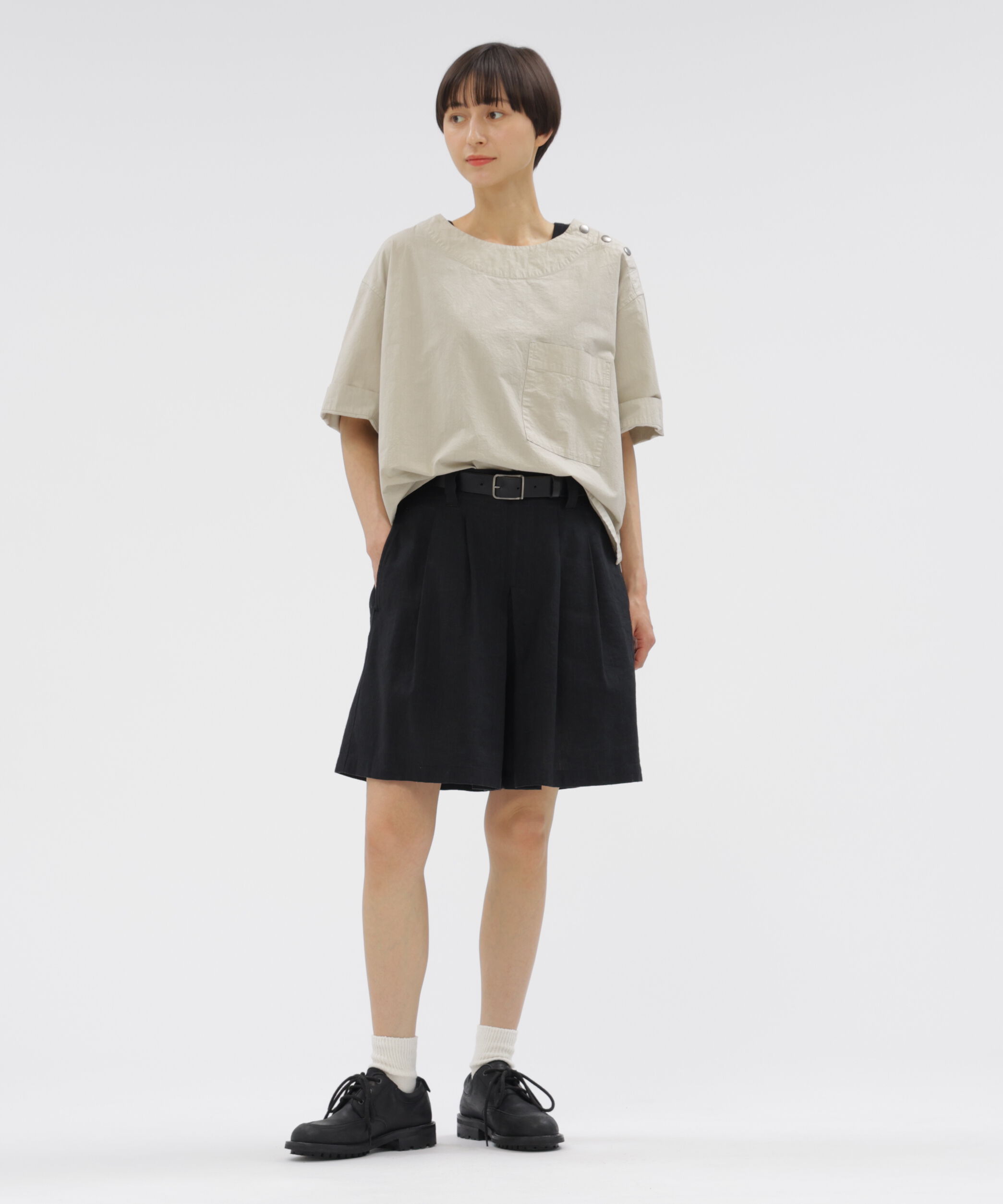 MHL.「FADED LINEN COTTON PLAINWEAVE TROUSERS」|その他|