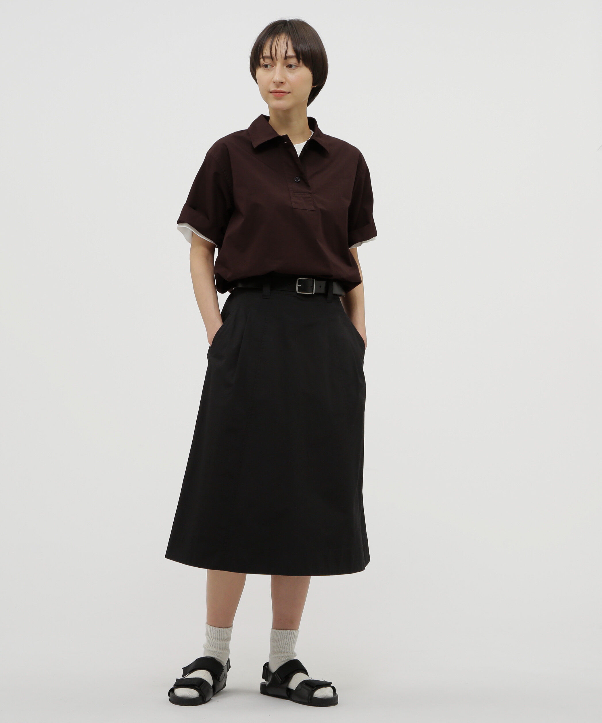 MHL.「COMPACT COTTON POPLIN SHIRT」|シャツ・ブラウス|