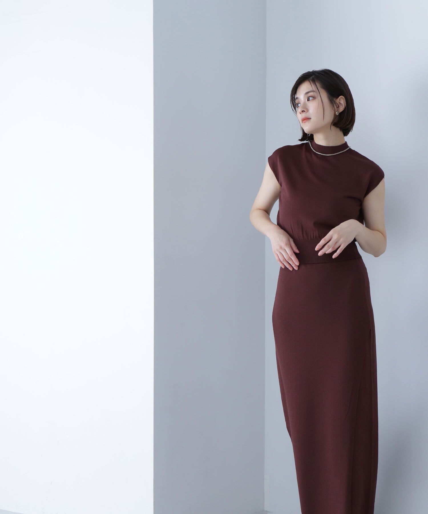  「ニットセットアップ」|ワンピース|