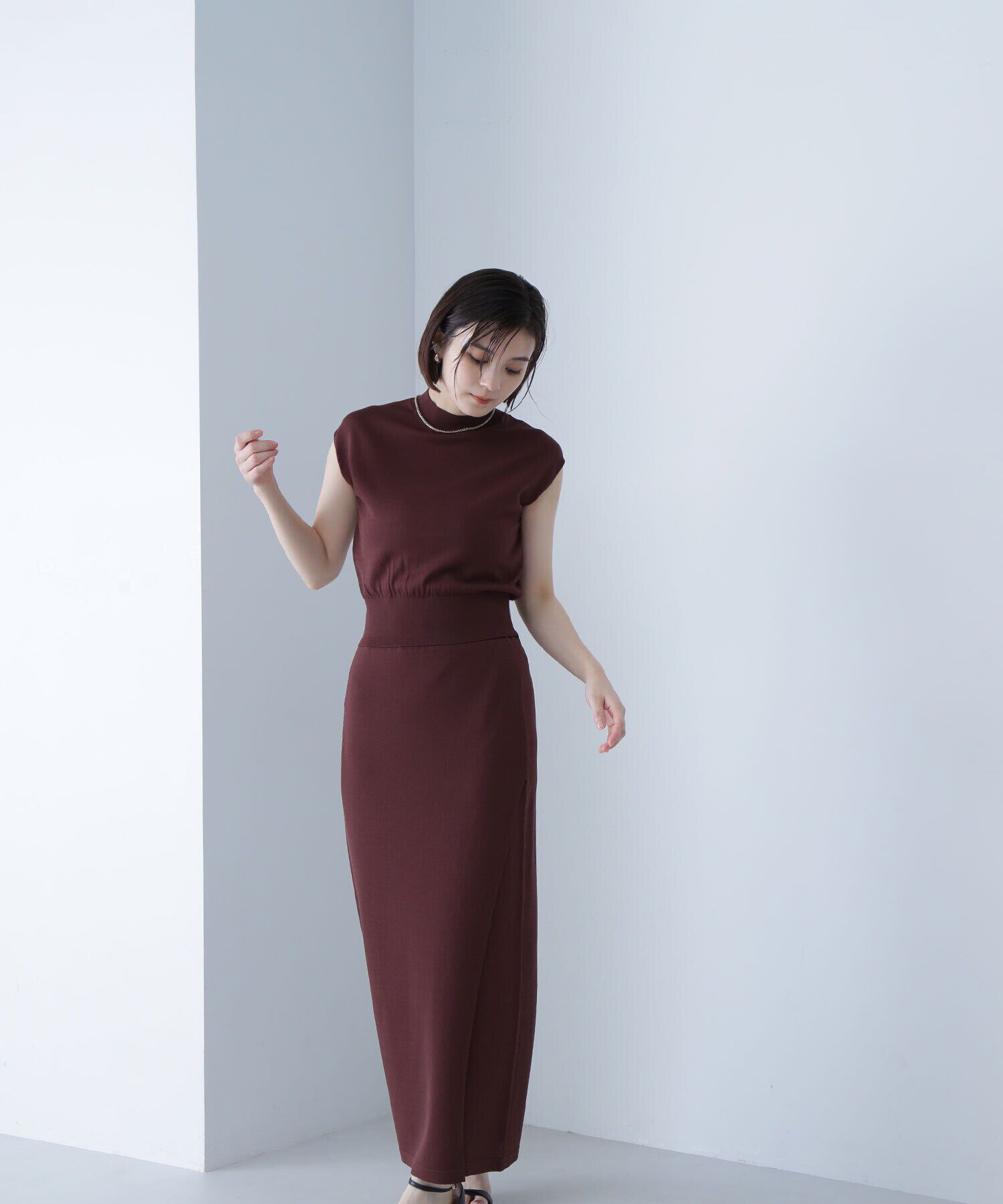  「ニットセットアップ」|ワンピース|