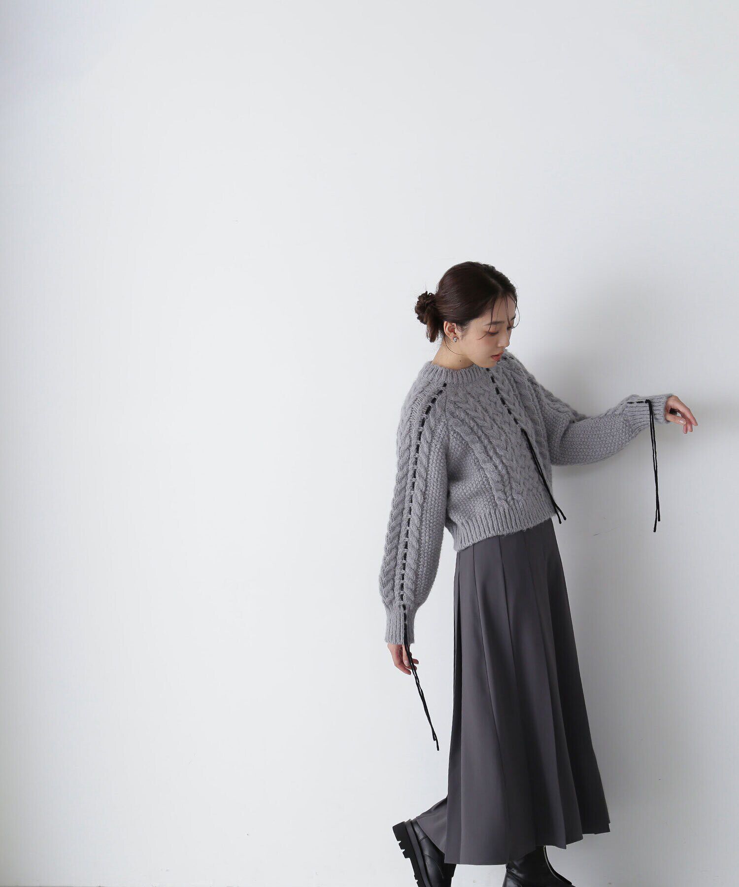  「ステッチケーブルニット　24AW」|ニット・セーター|