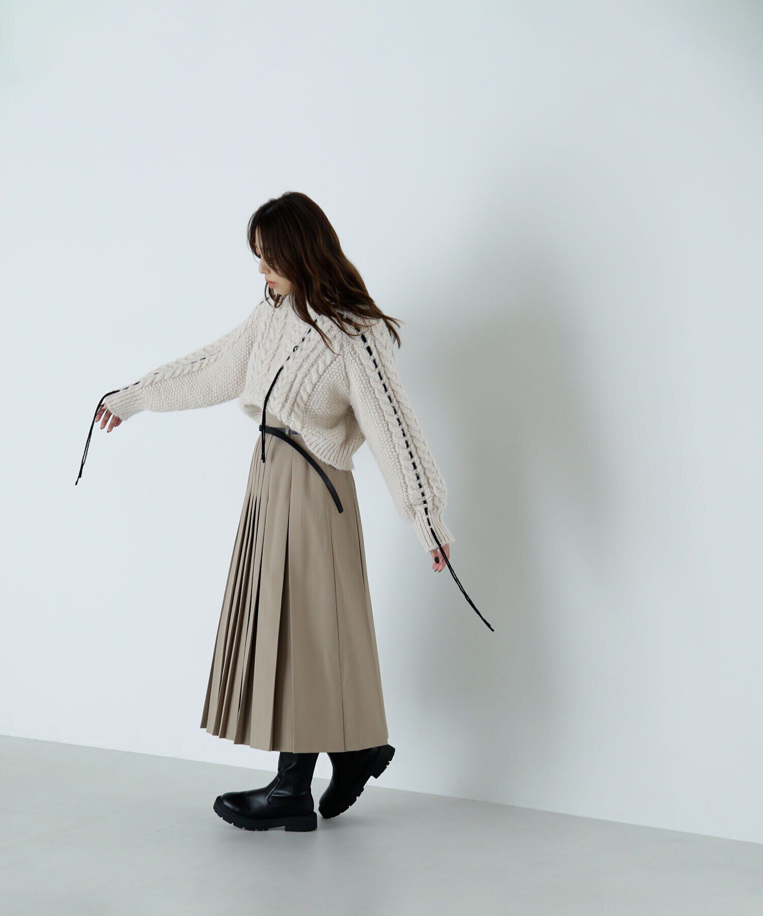  「ステッチケーブルニット　24AW」|ニット・セーター|