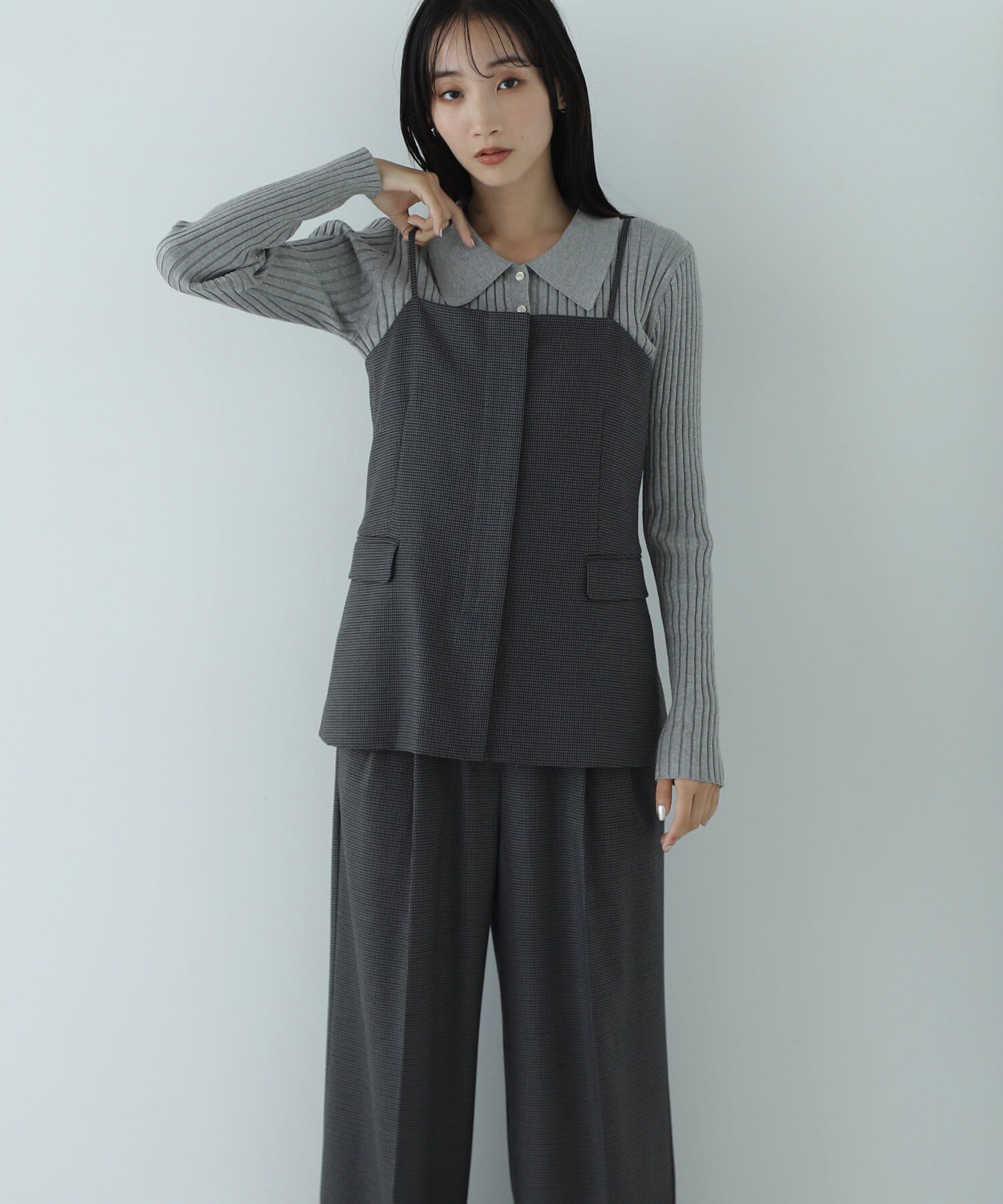  「マニッシュビスチェセットアップ」|ワンピース|