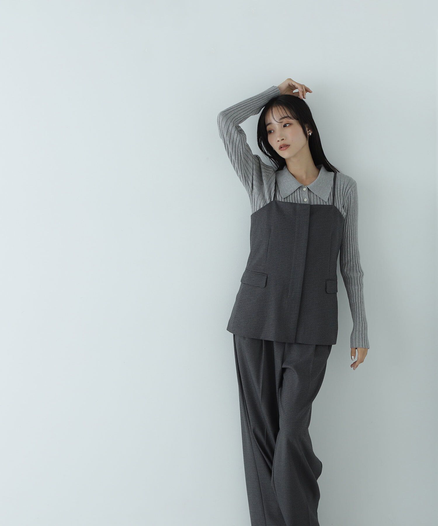  「マニッシュビスチェセットアップ」|ワンピース|