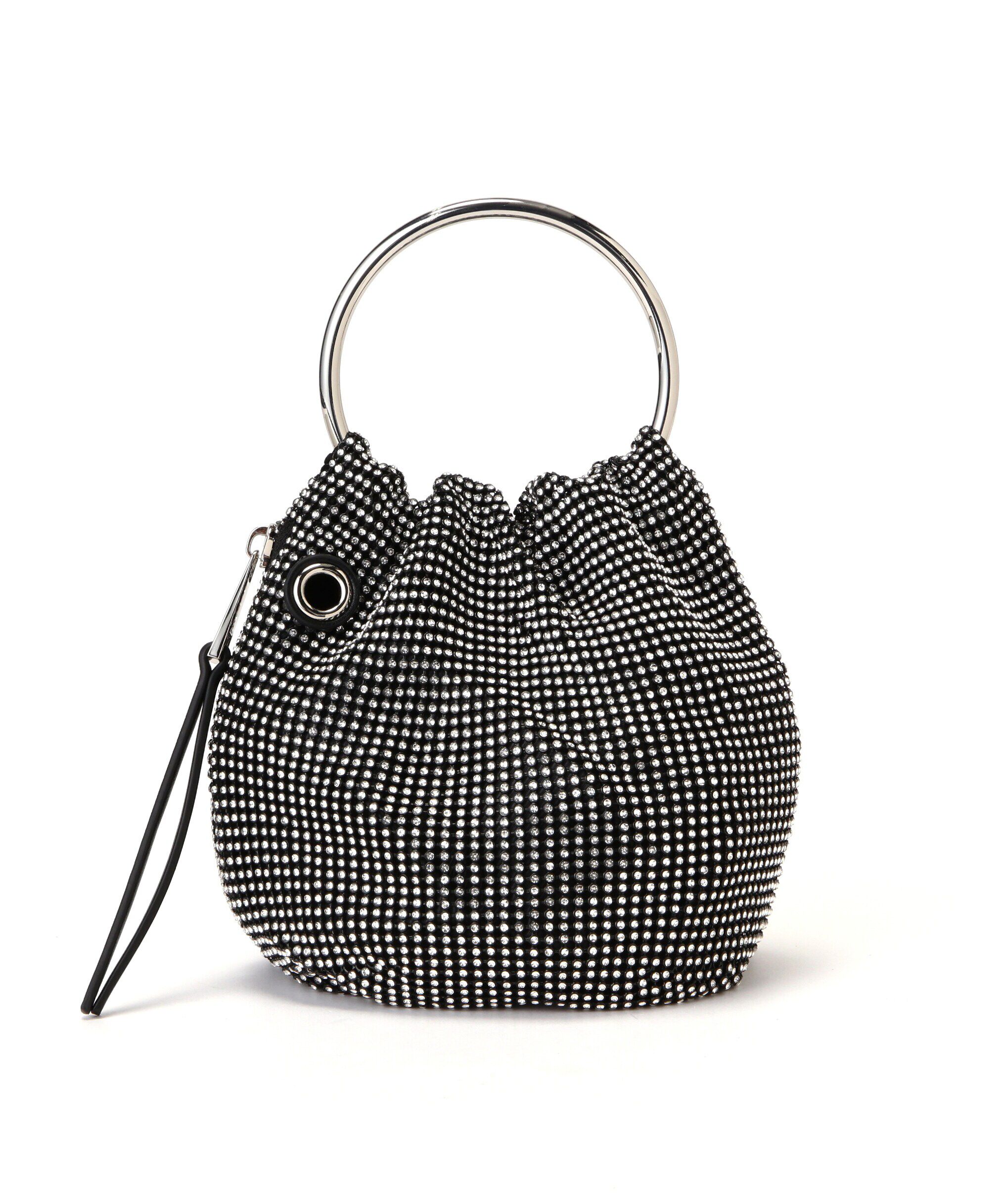  「キラキラリングハンドルバッグ」|ハンドバッグ|