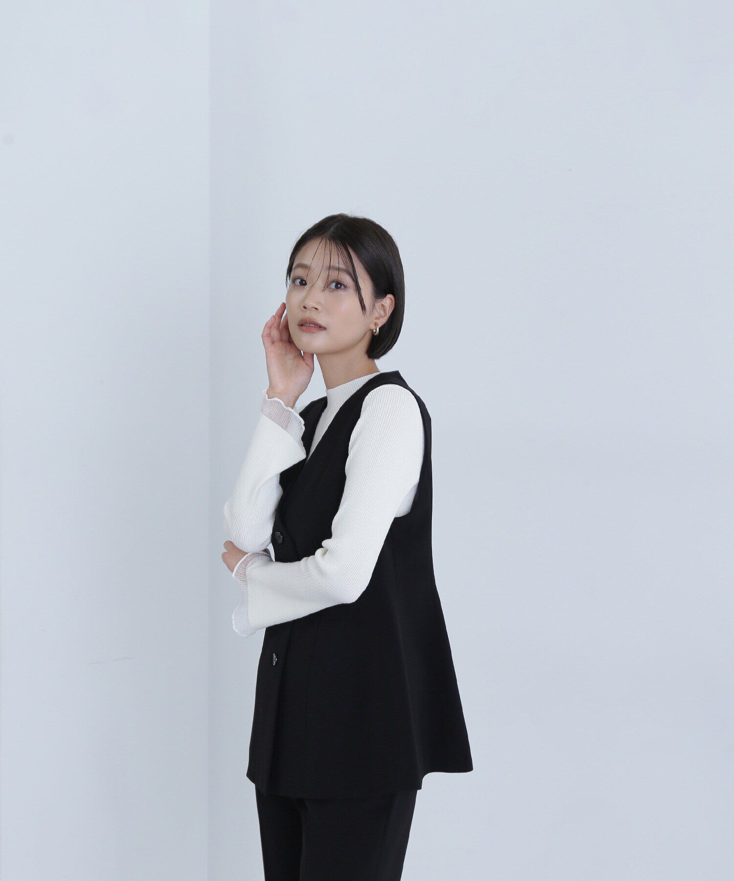  「ペプラムジレ SET UP 」|ブルゾン・スタジャン|