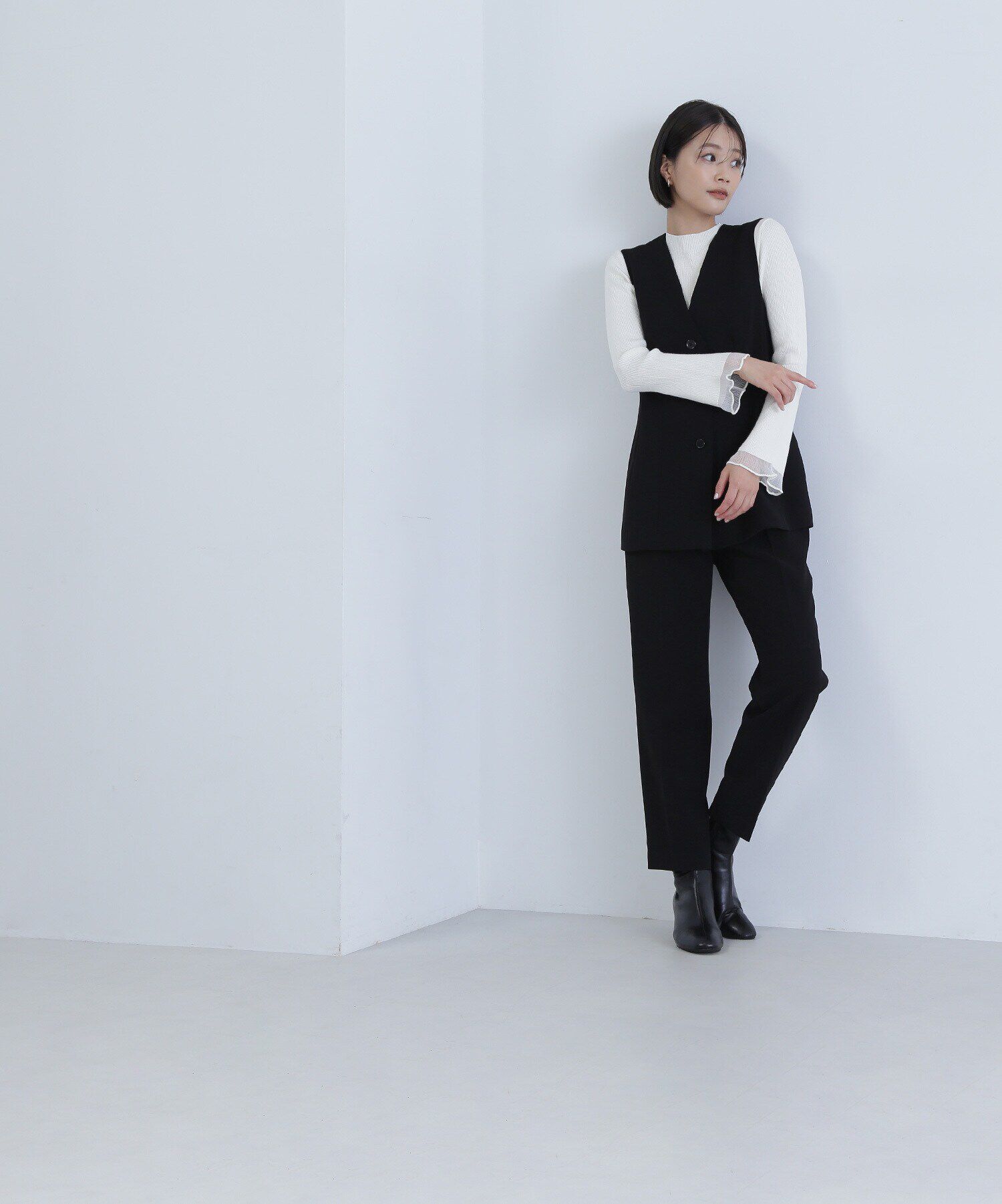  「ペプラムジレ SET UP 」|ブルゾン・スタジャン|