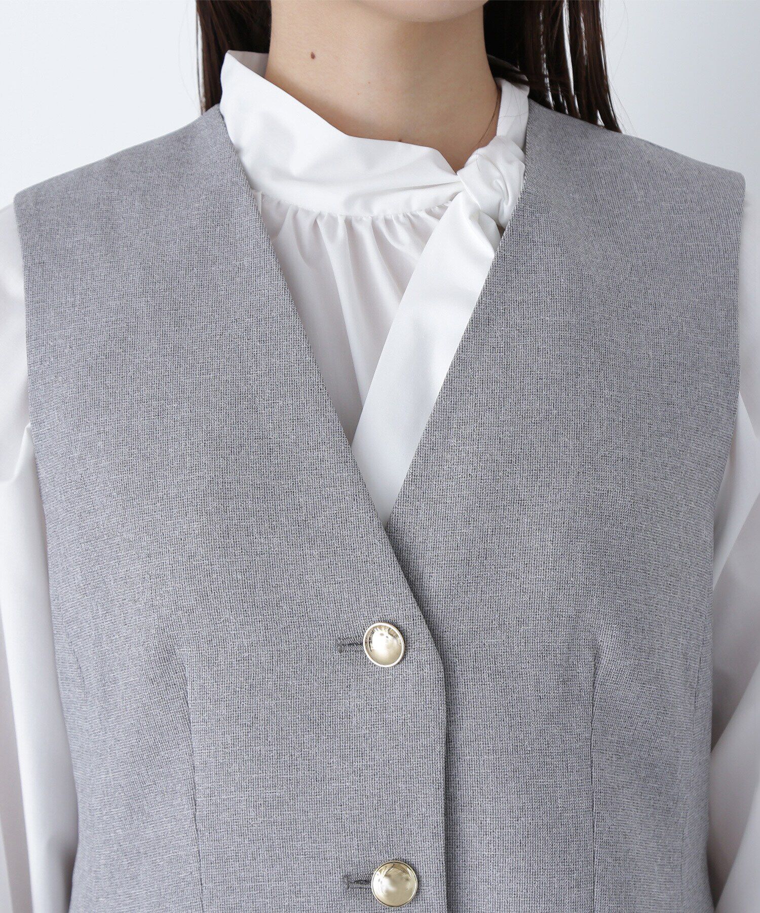  「ペプラムジレ SET UP 」|ブルゾン・スタジャン|