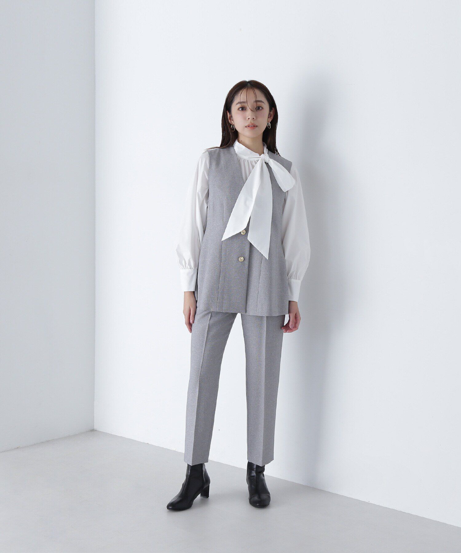  「ペプラムジレ SET UP 」|ブルゾン・スタジャン|