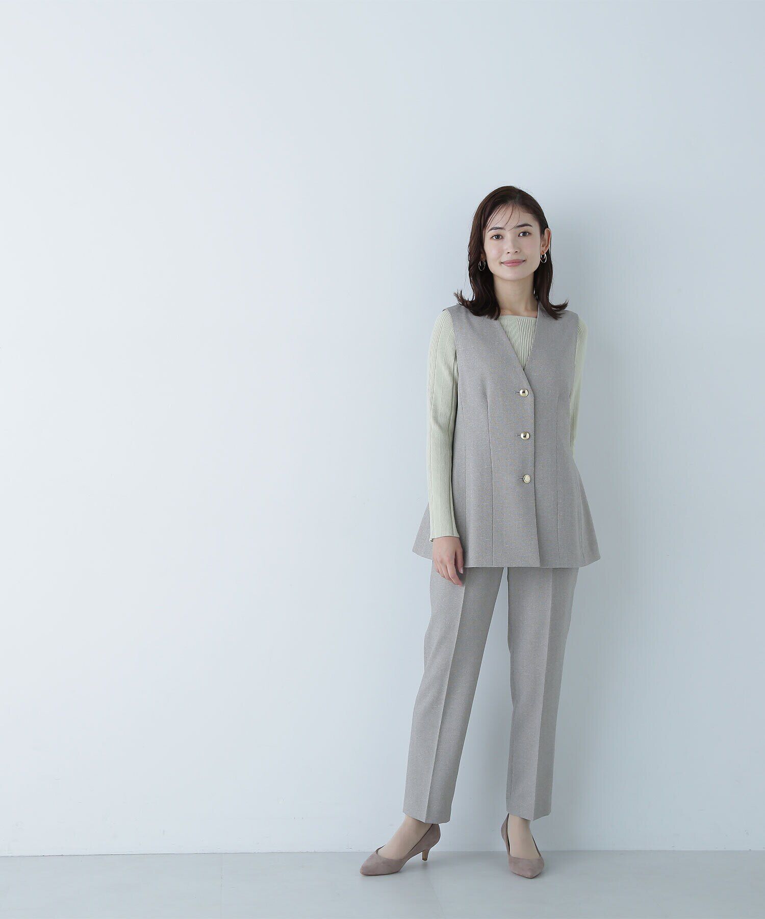  「ペプラムジレ SET UP 」|ブルゾン・スタジャン|