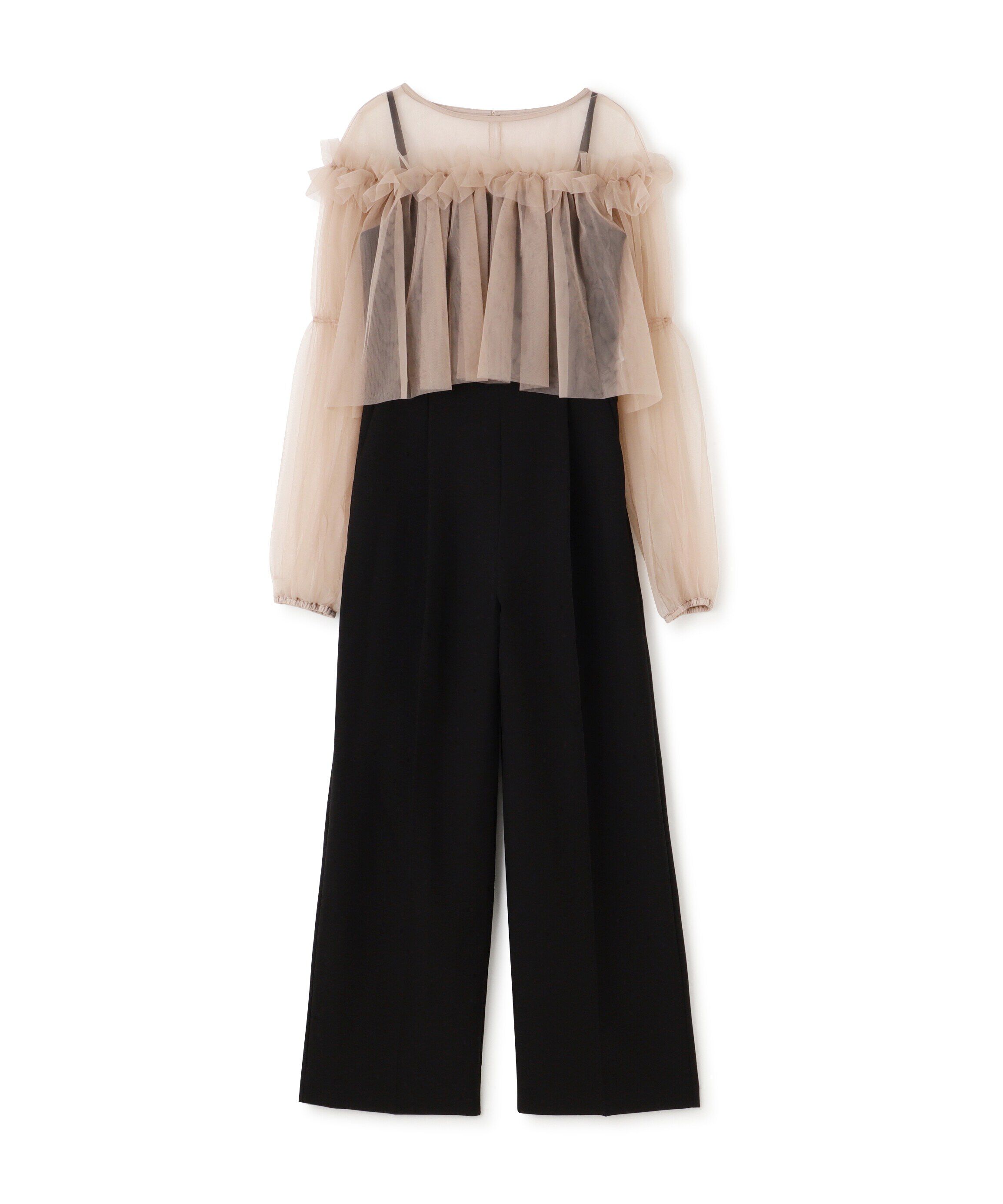  「チュールトップス＆オールインワン」|ワンピース|