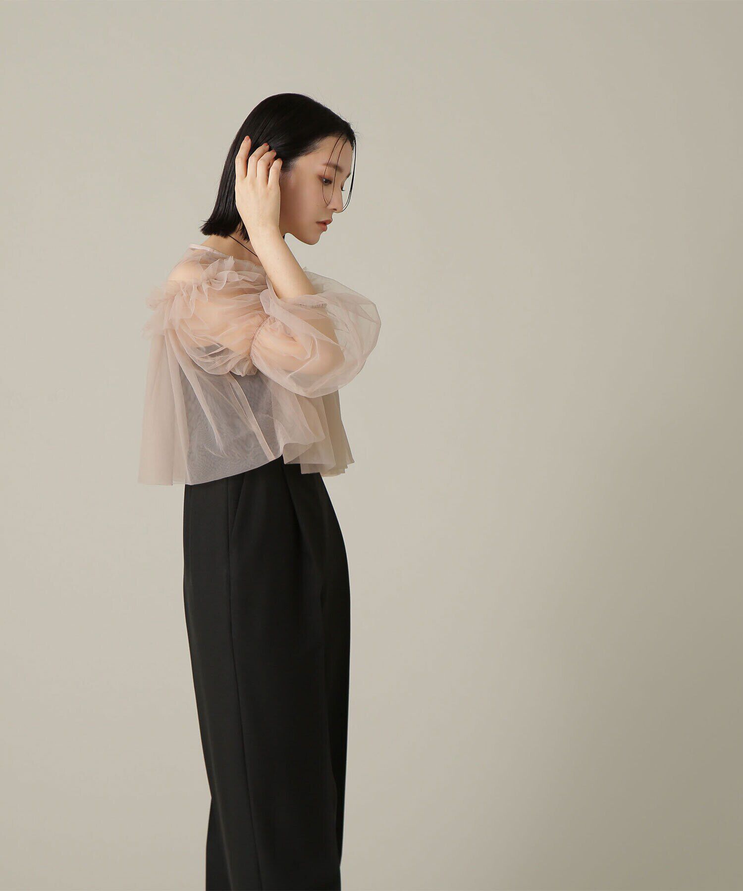  「チュールトップス＆オールインワン」|ワンピース|