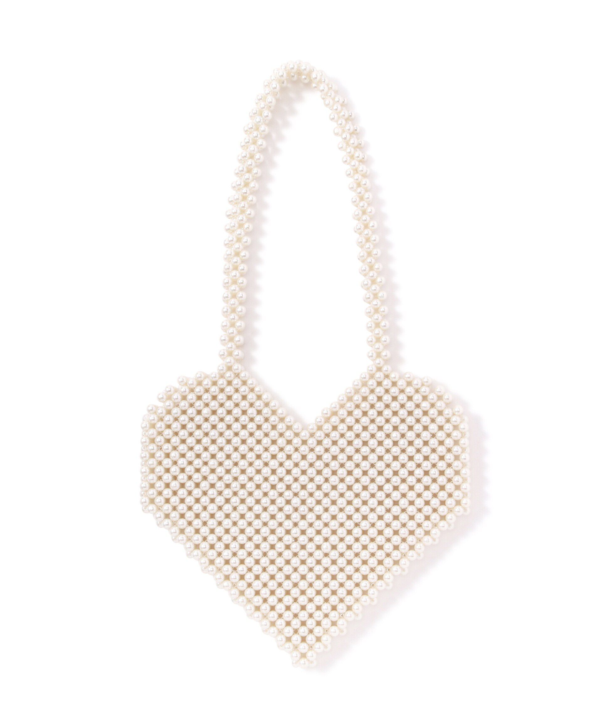  「The Bagmati グラスビーズハートショルダーバッグ」|ショルダー・メッセンジャー|