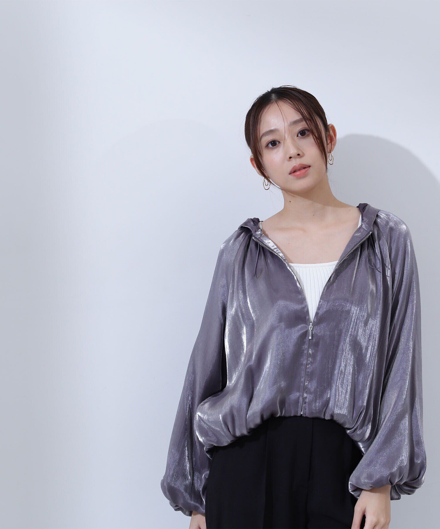  「グロッシーバルーンブルゾン」|ブルゾン・スタジャン|