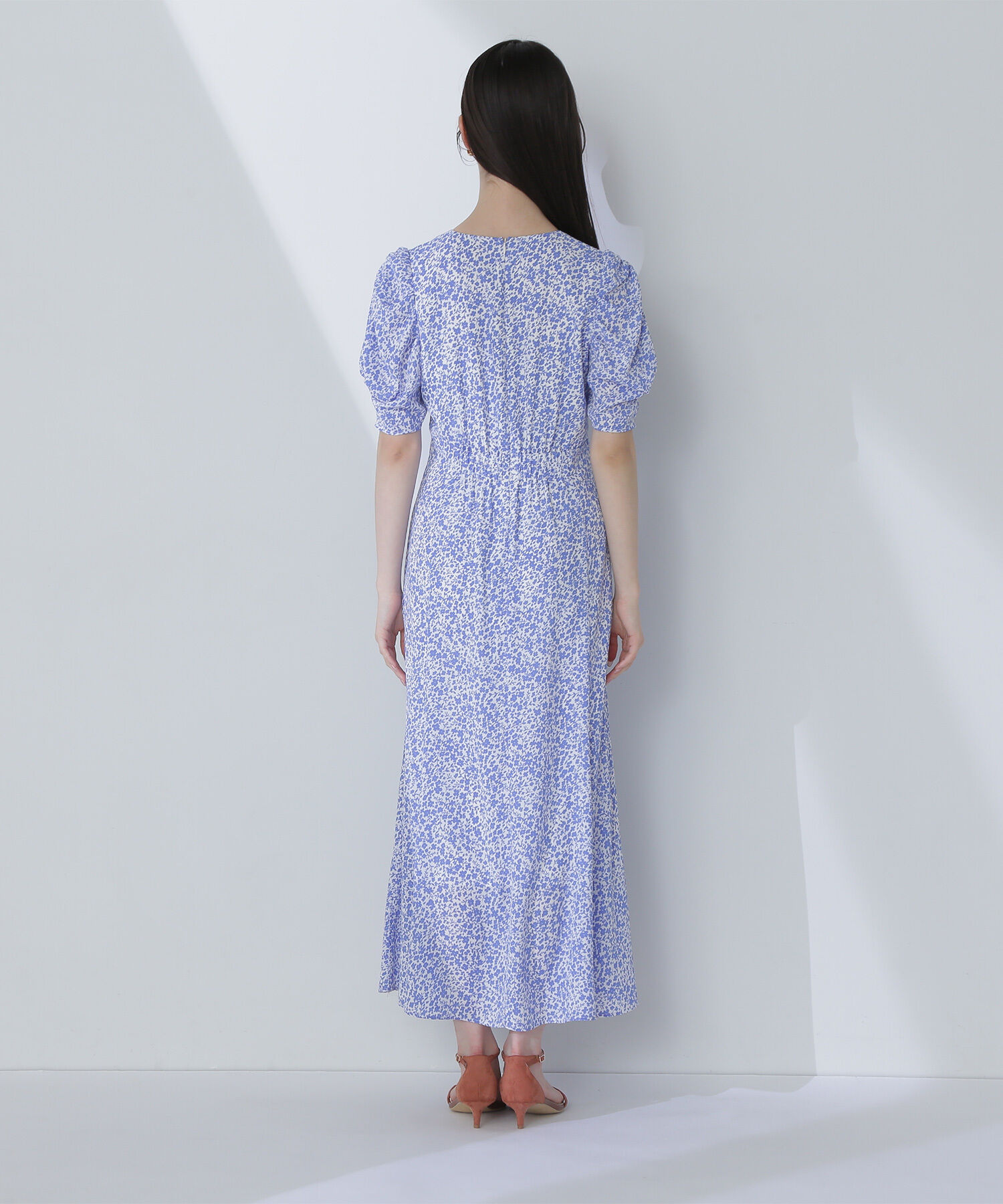  「フロントリボンプリントワンピース」|ワンピース|