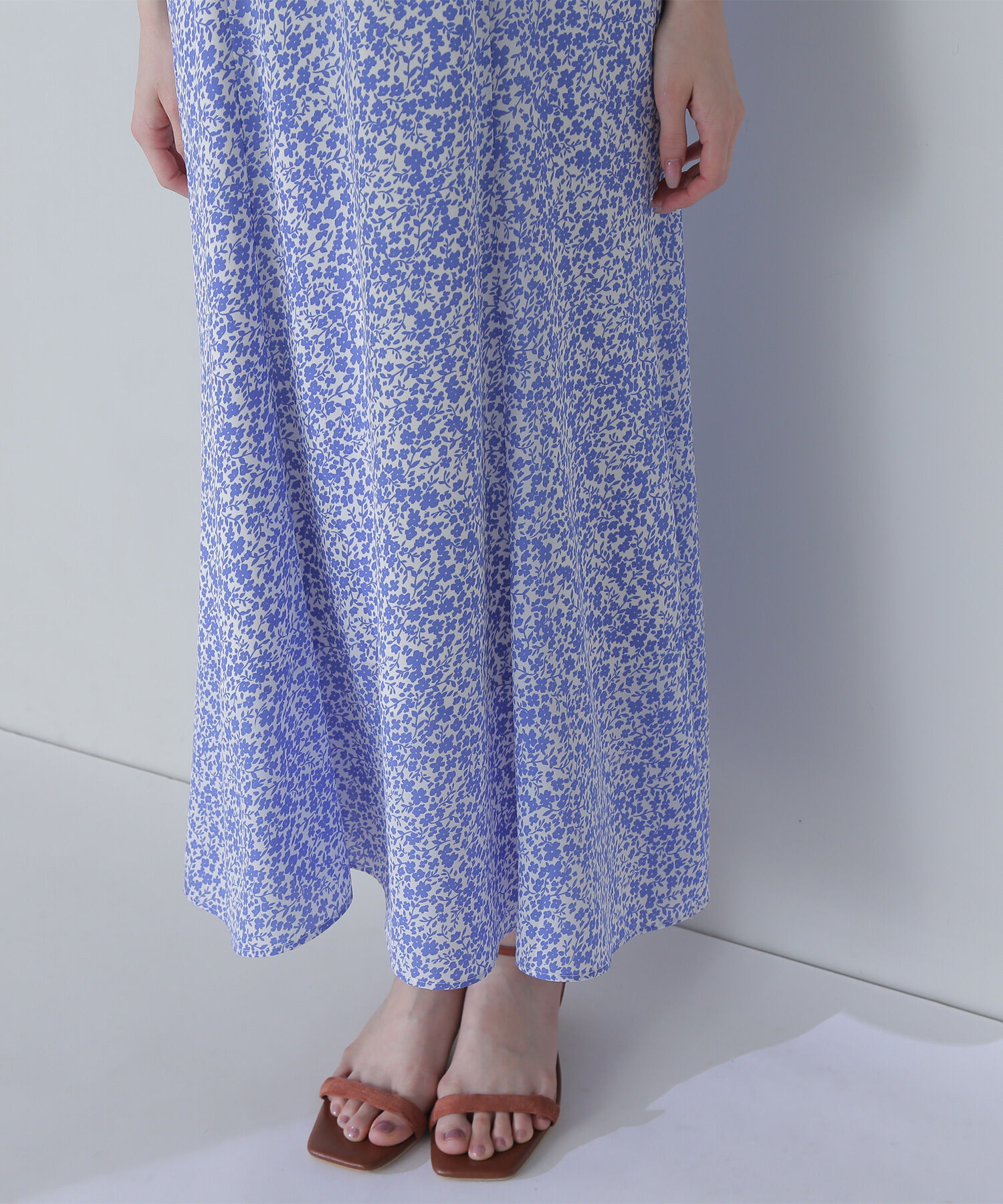  「フロントリボンプリントワンピース」|ワンピース|