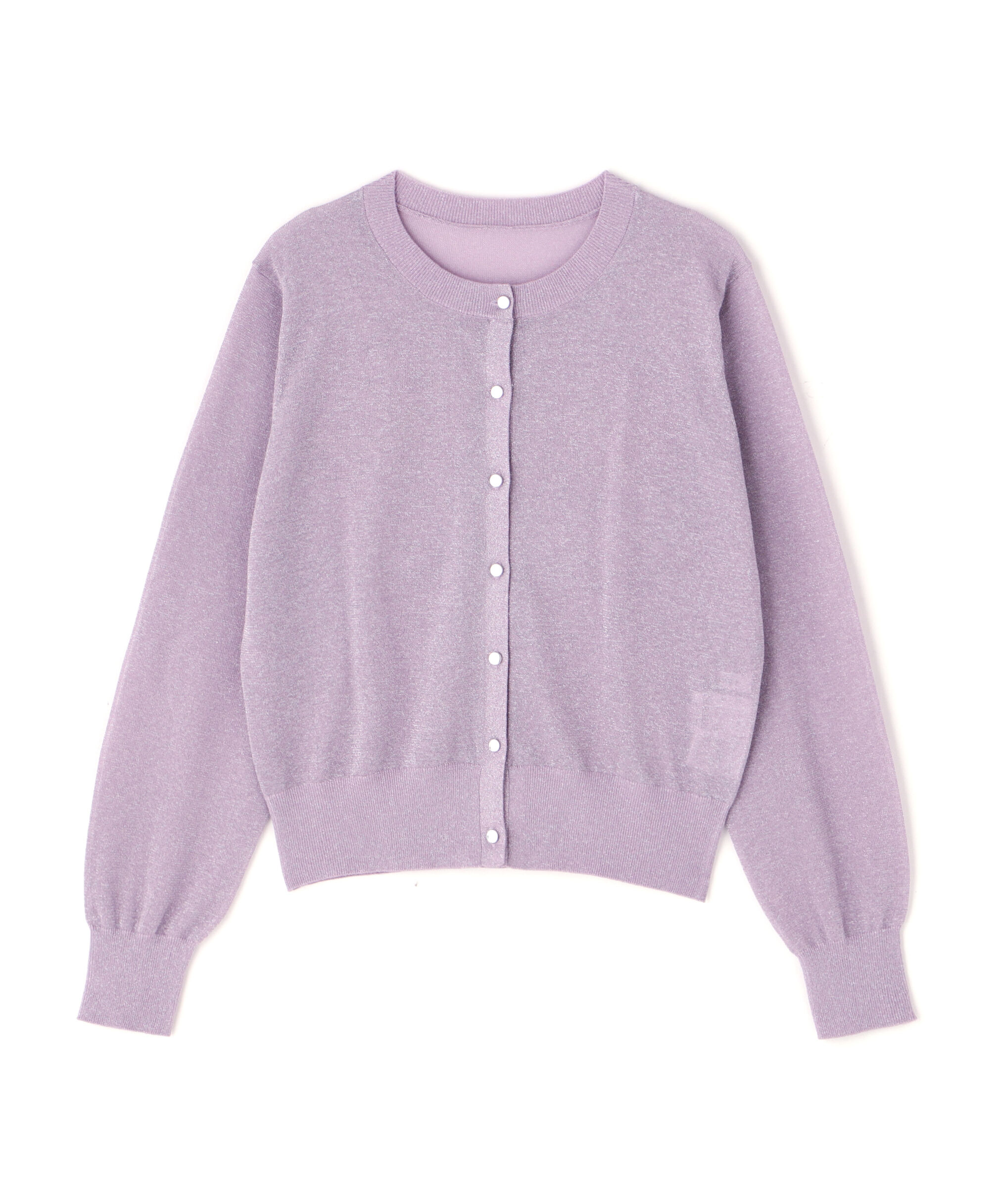  「ラメシアーベーシックカーディガン」|ニット・セーター|