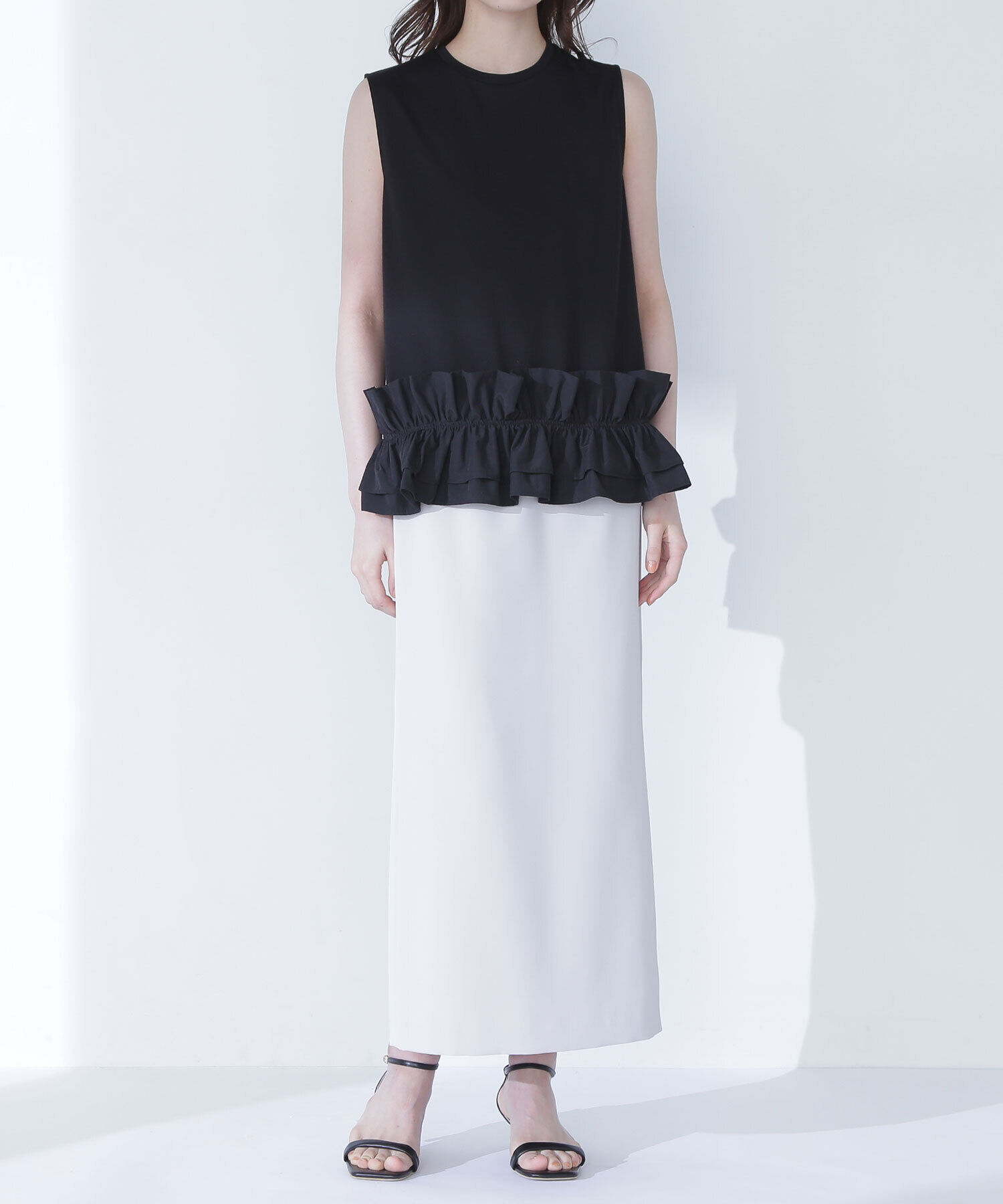  「ナローリボンストレートスカート」|スカート|