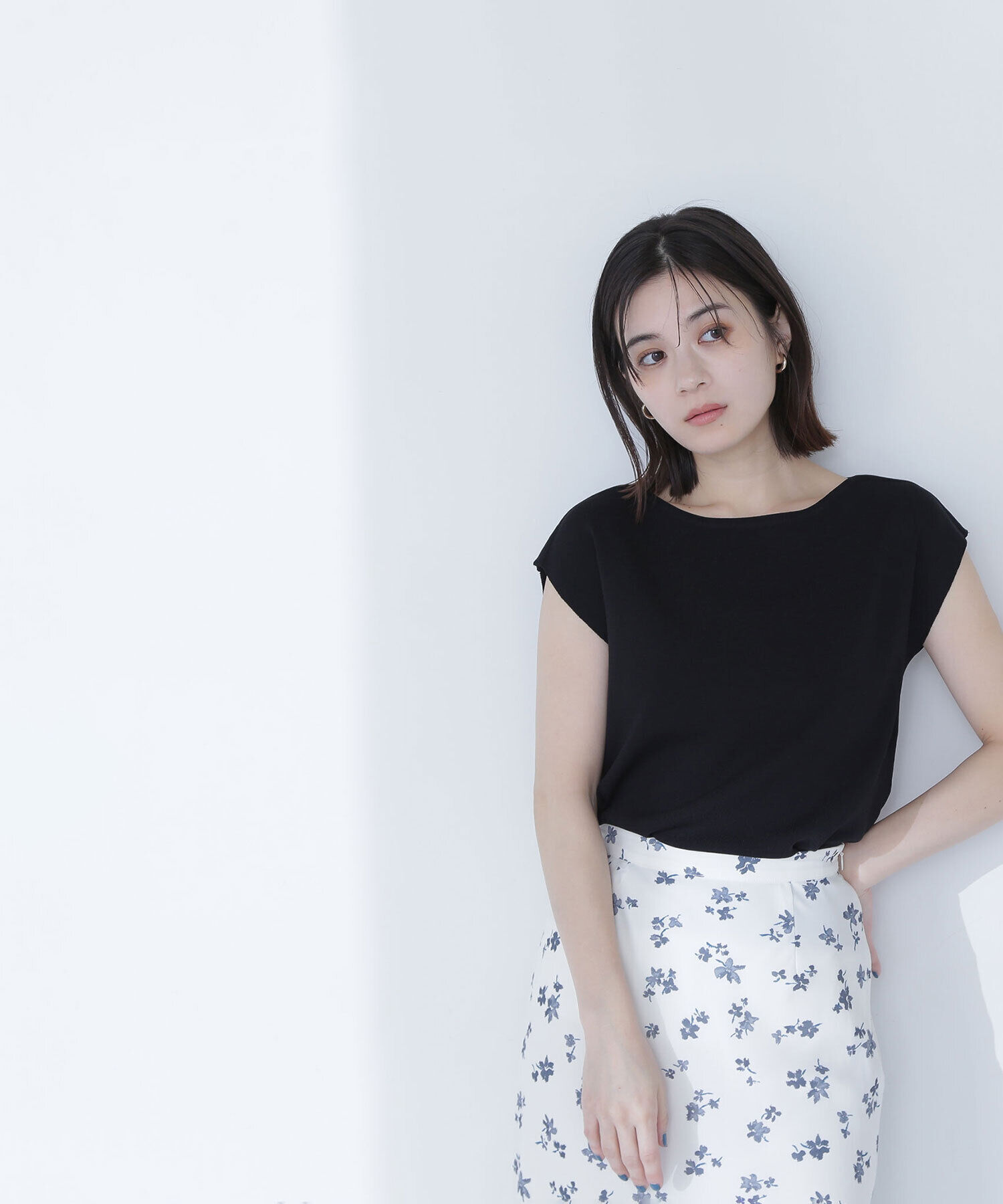  「総針ベーシックシリーズ ボートネックニット」|ニット・セーター|クロ