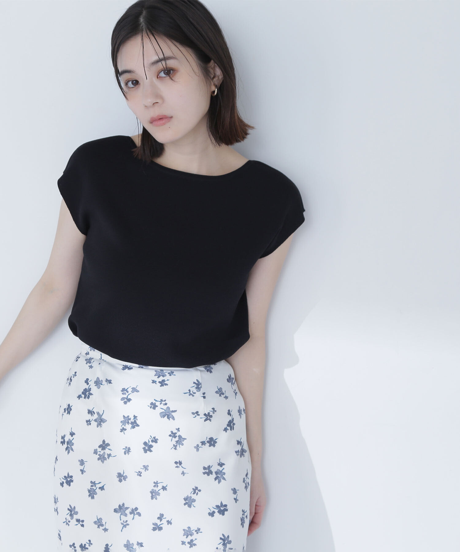  「総針ベーシックシリーズ ボートネックニット」|ニット・セーター|