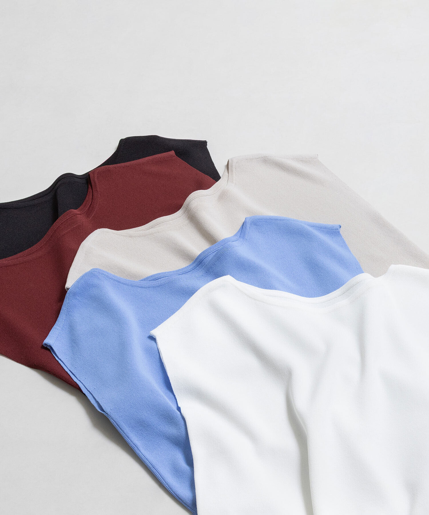  「総針ベーシックシリーズ ボートネックニット」|ニット・セーター|オフ1