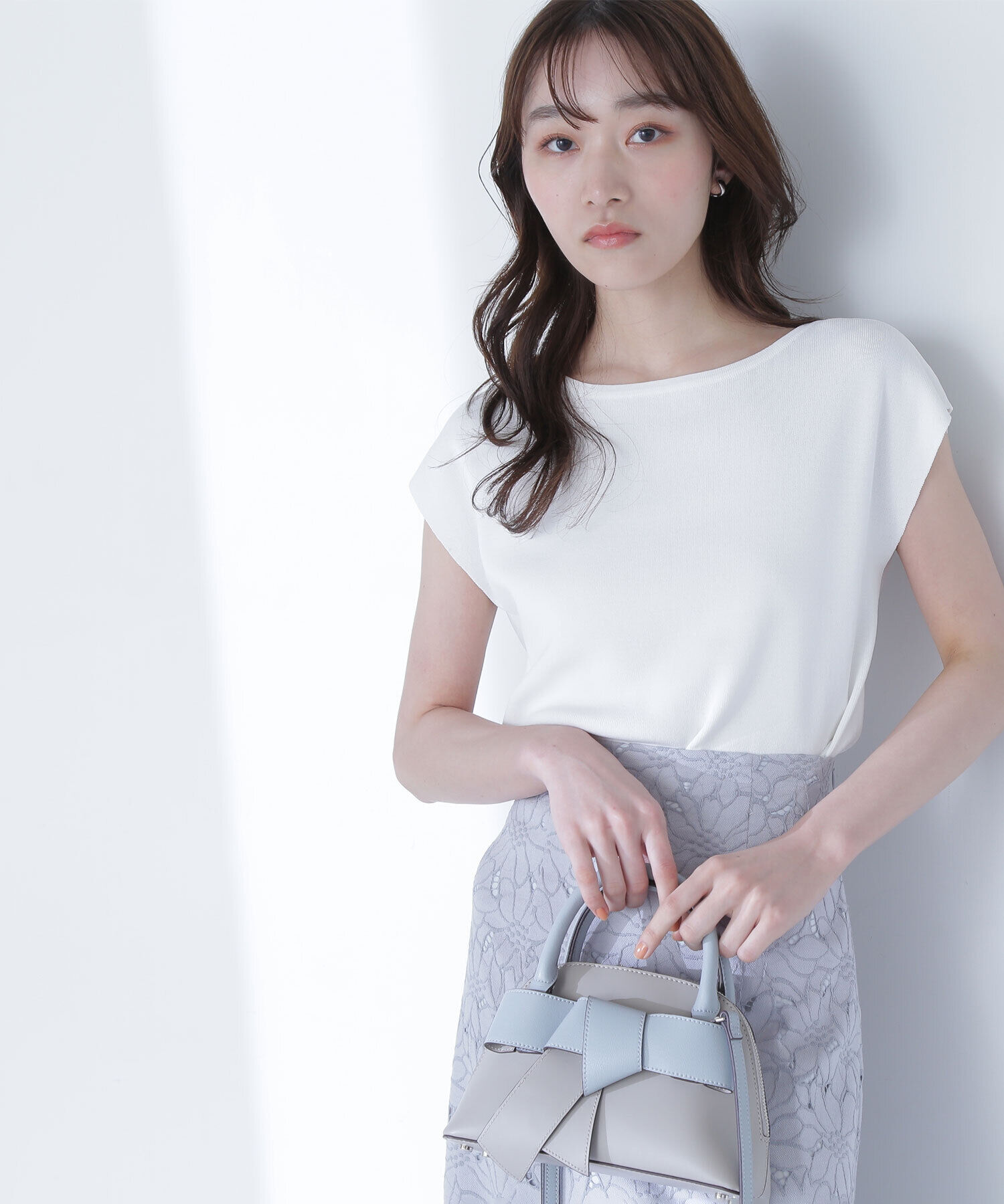  「総針ベーシックシリーズ ボートネックニット」|ニット・セーター|