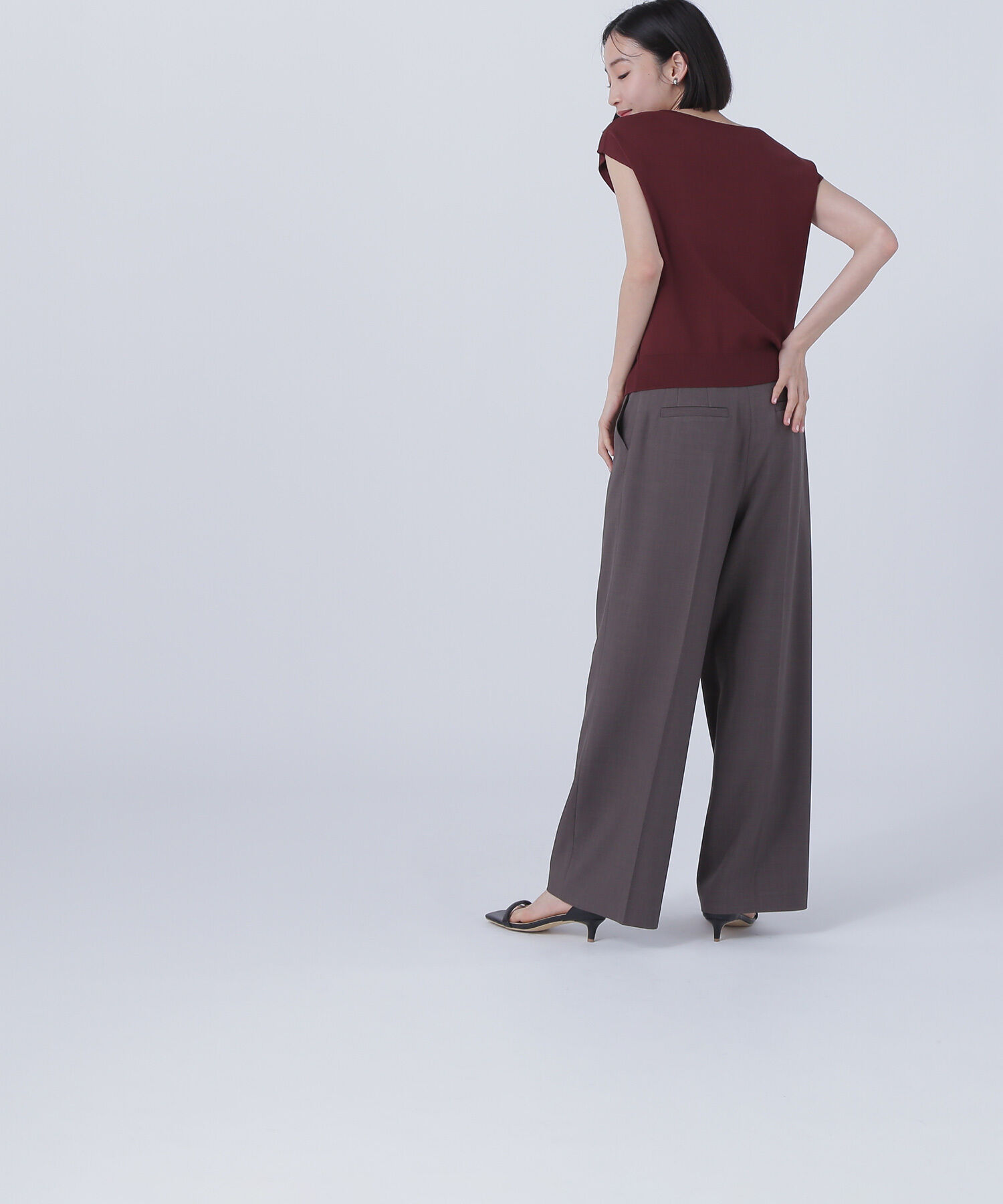  「総針ベーシックシリーズ ボートネックニット」|ニット・セーター|