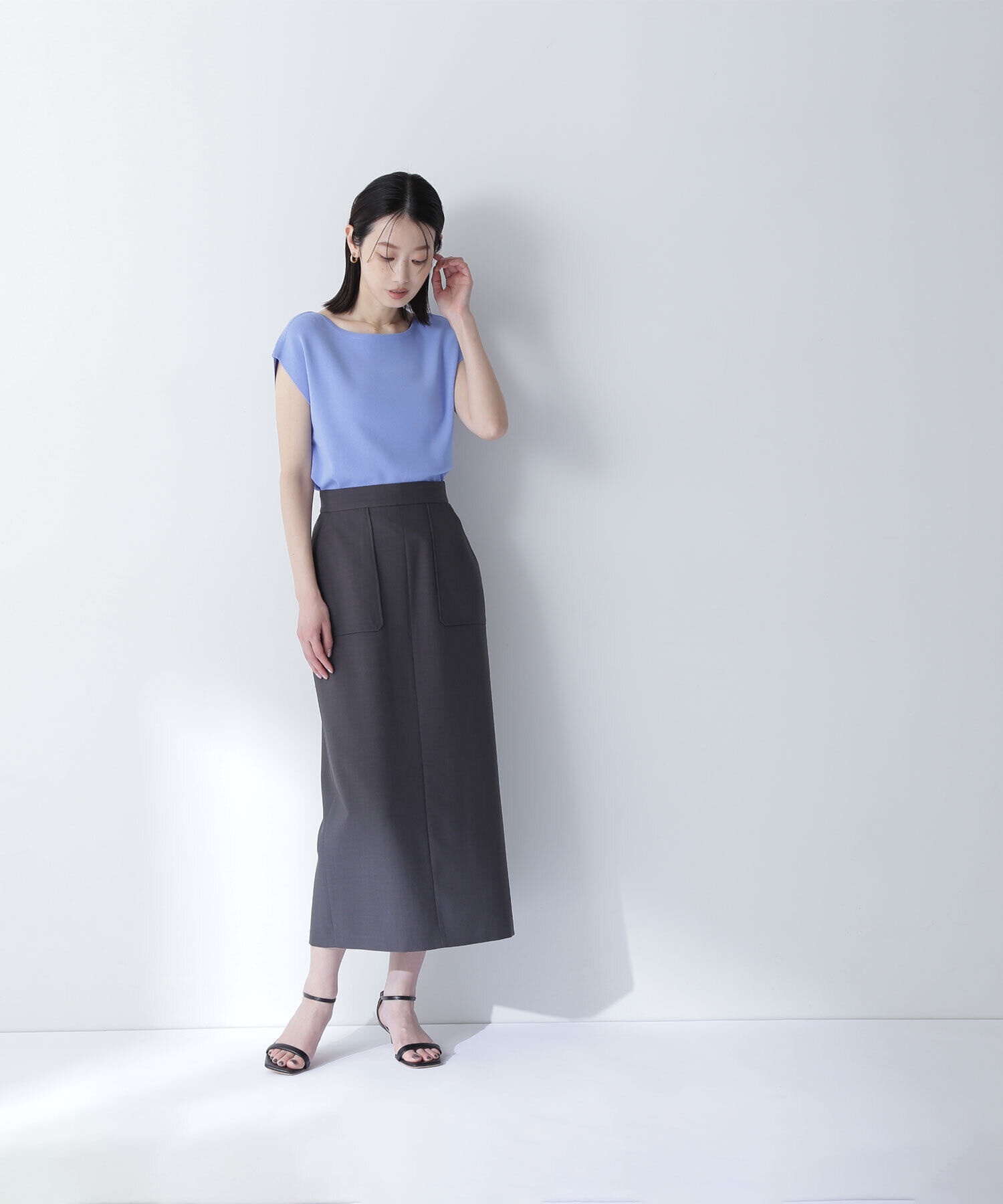  「総針ベーシックシリーズ ボートネックニット」|ニット・セーター|