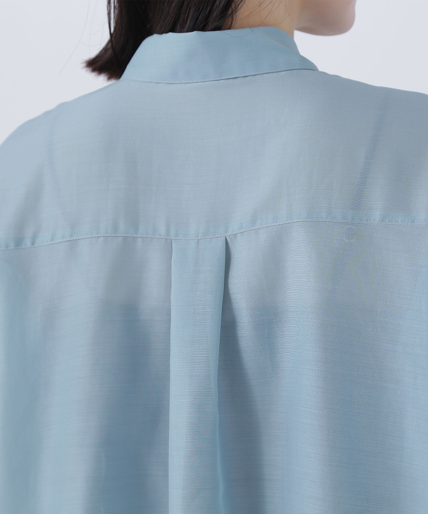  「シアーシャツシリーズ クロップド丈」|シャツ・ブラウス|