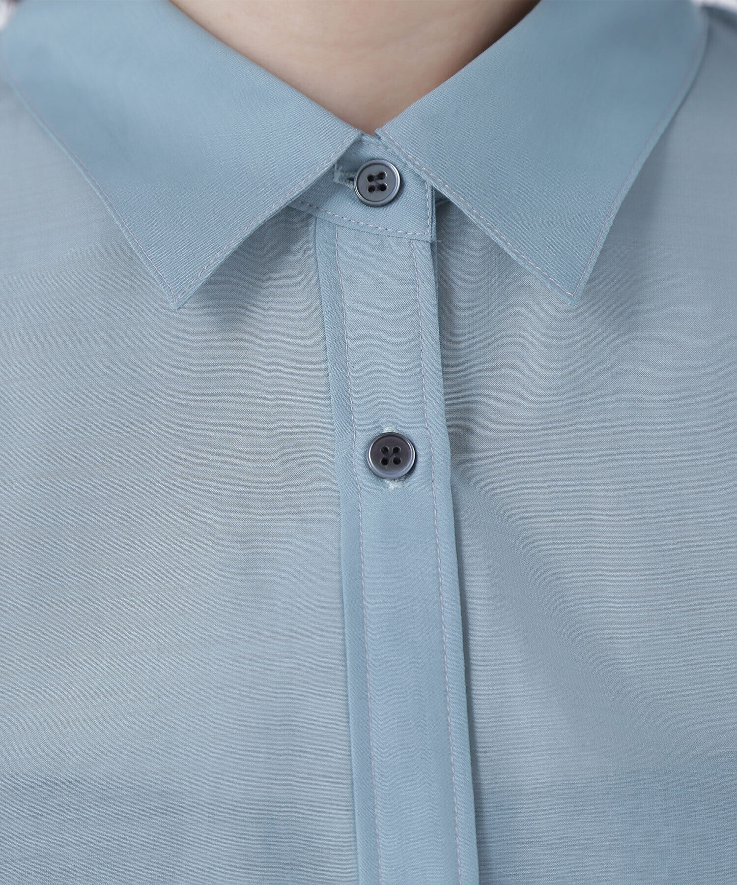  「シアーシャツシリーズ クロップド丈」|シャツ・ブラウス|