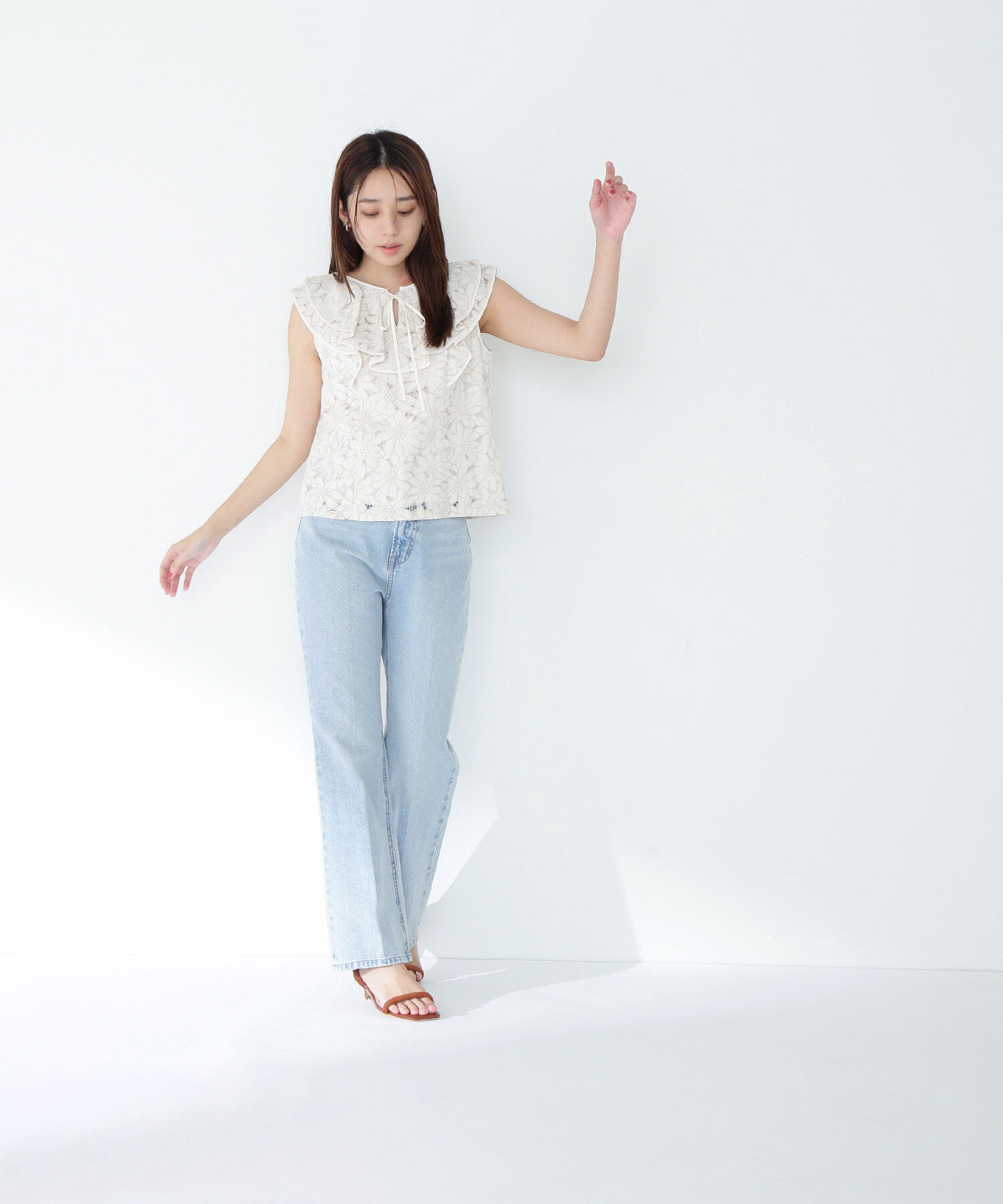  「ラッフルレース SETUP ブラウス」|シャツ・ブラウス|