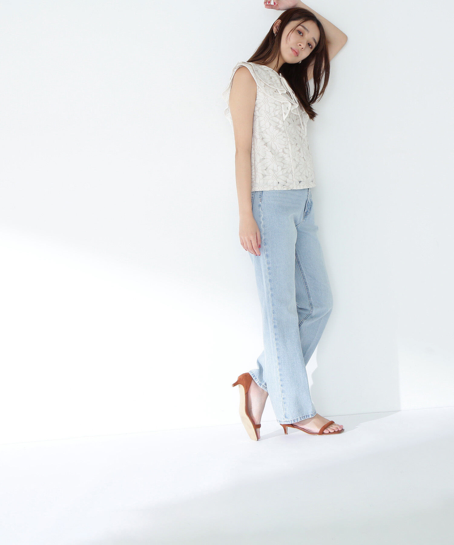  「ラッフルレース SETUP ブラウス」|シャツ・ブラウス|