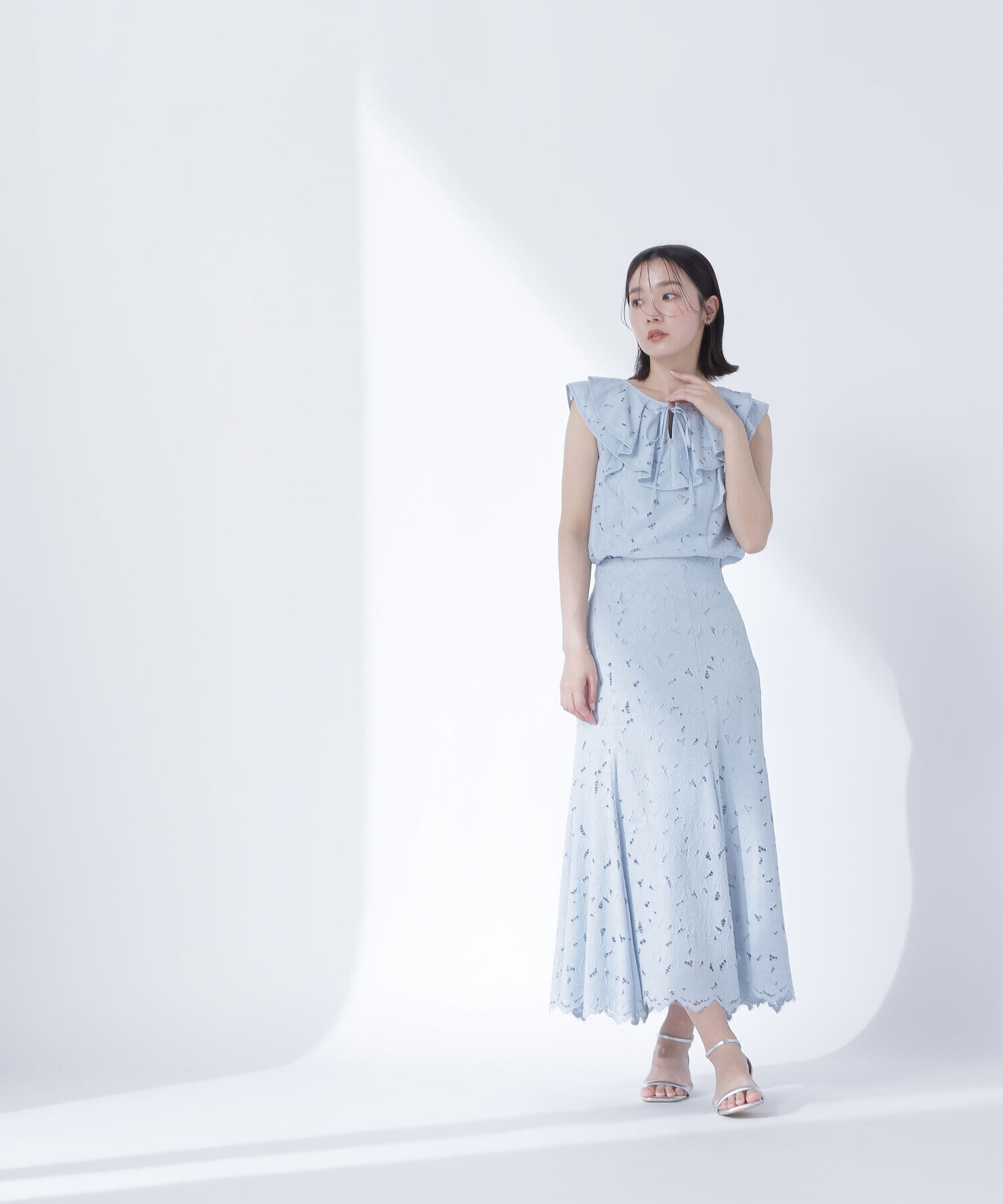  「ラッフルレース SETUP ブラウス」|シャツ・ブラウス|