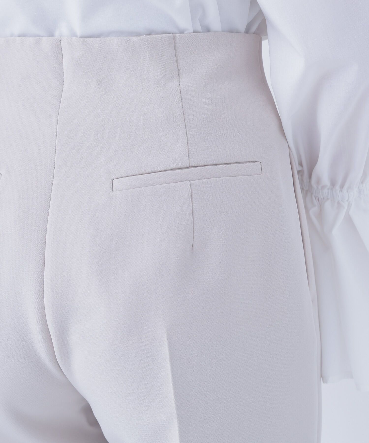  「フロントボタンペプラムジレ SETUP テーパードパンツ」|その他|