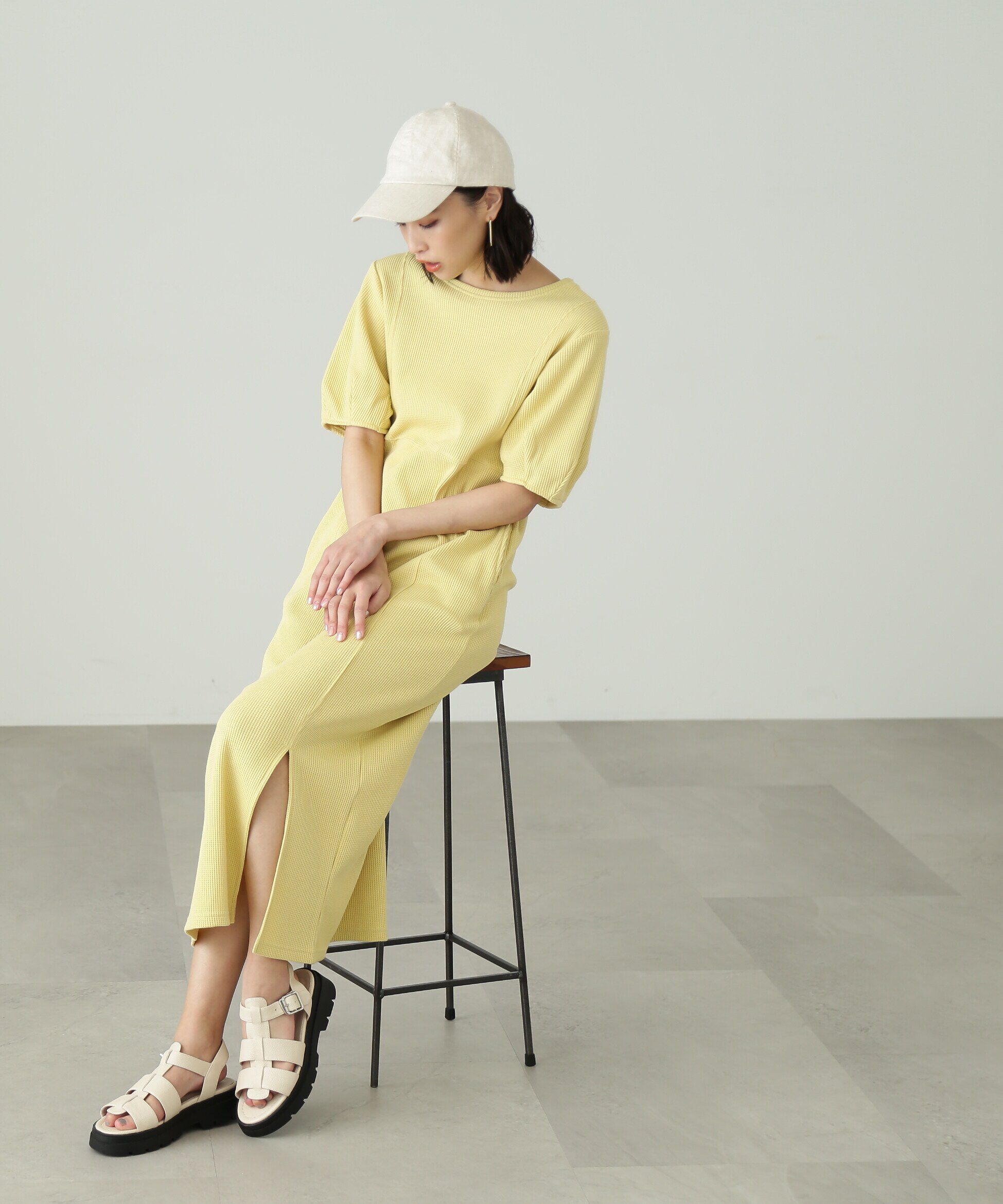  「ベーシックリネンキャップ」|キャップ・キャスケット|