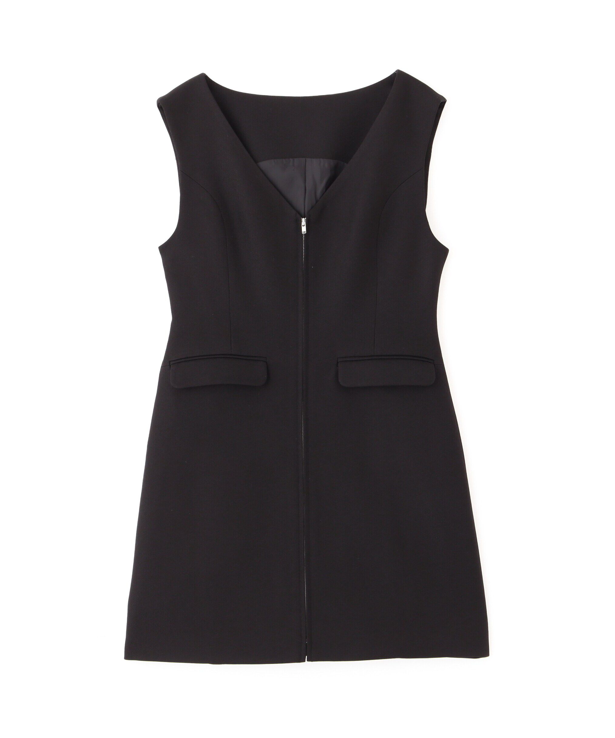  「ジップ使いミニジャンスカ」|ワンピース|